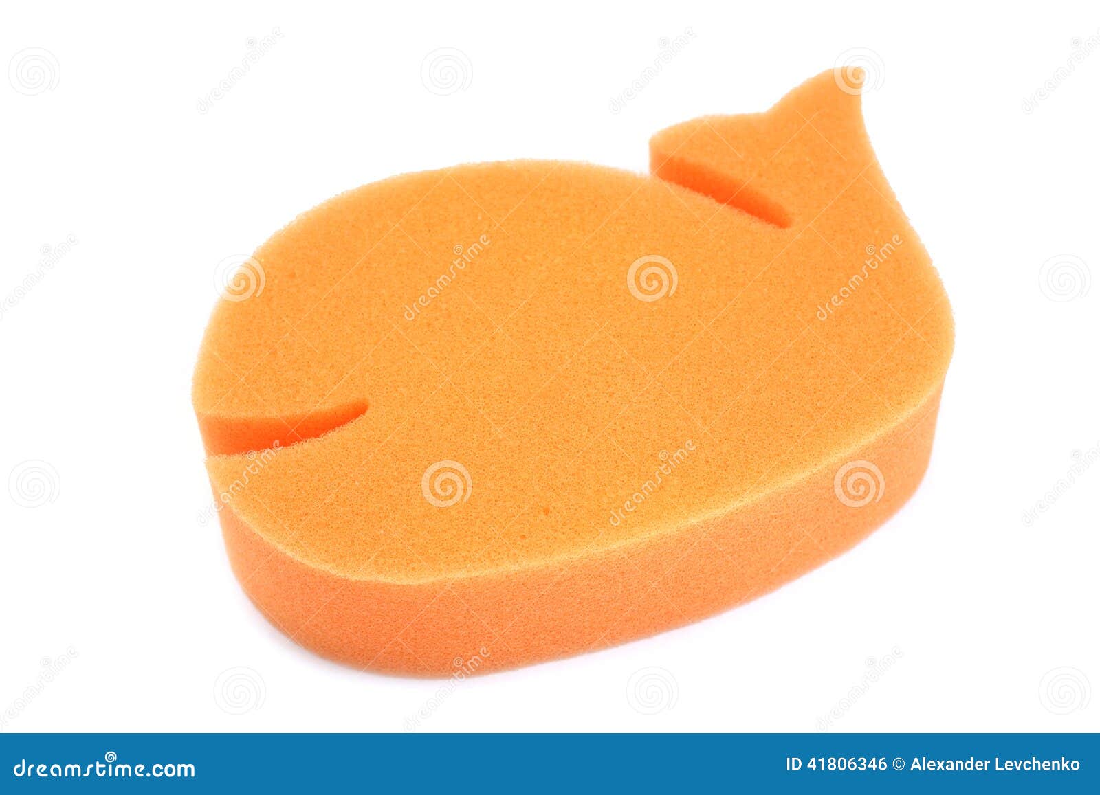 Sponge Bath in the Form of Fish Stock Photo Image of fish, rubber
