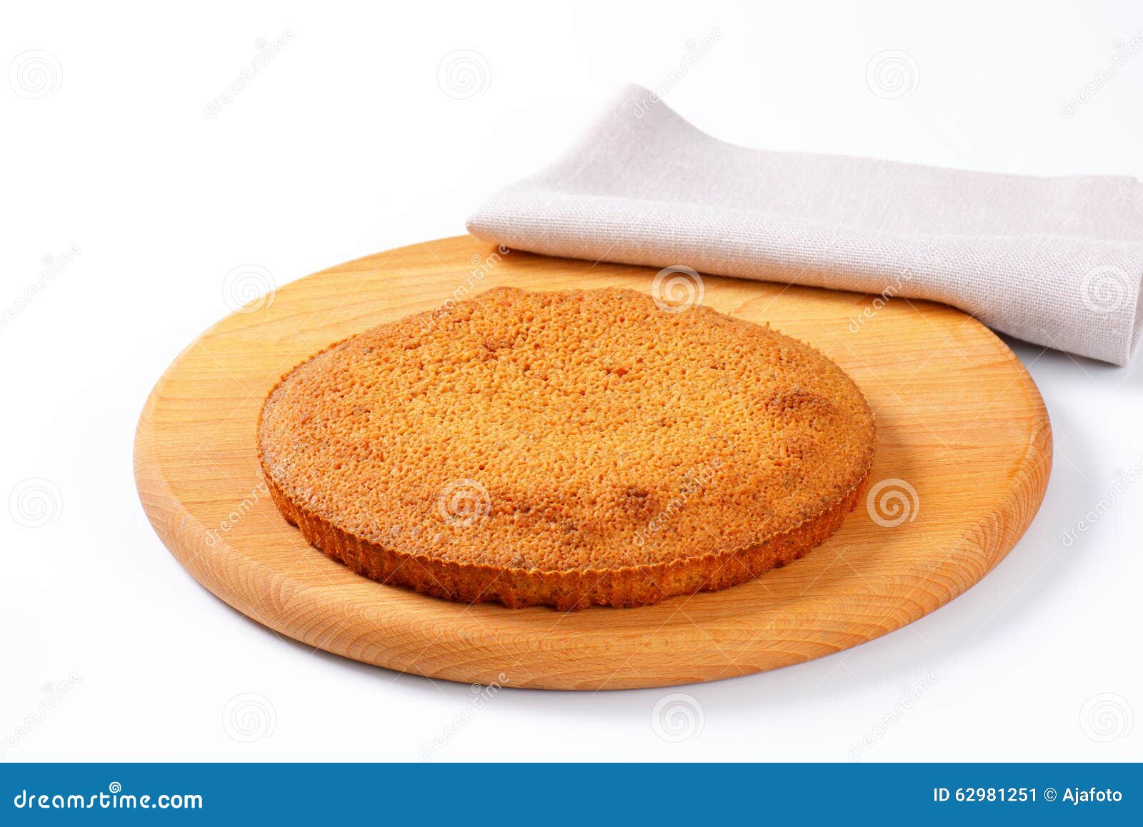 Sponge cake base stock image. Image of spice, board, studio 62981251
