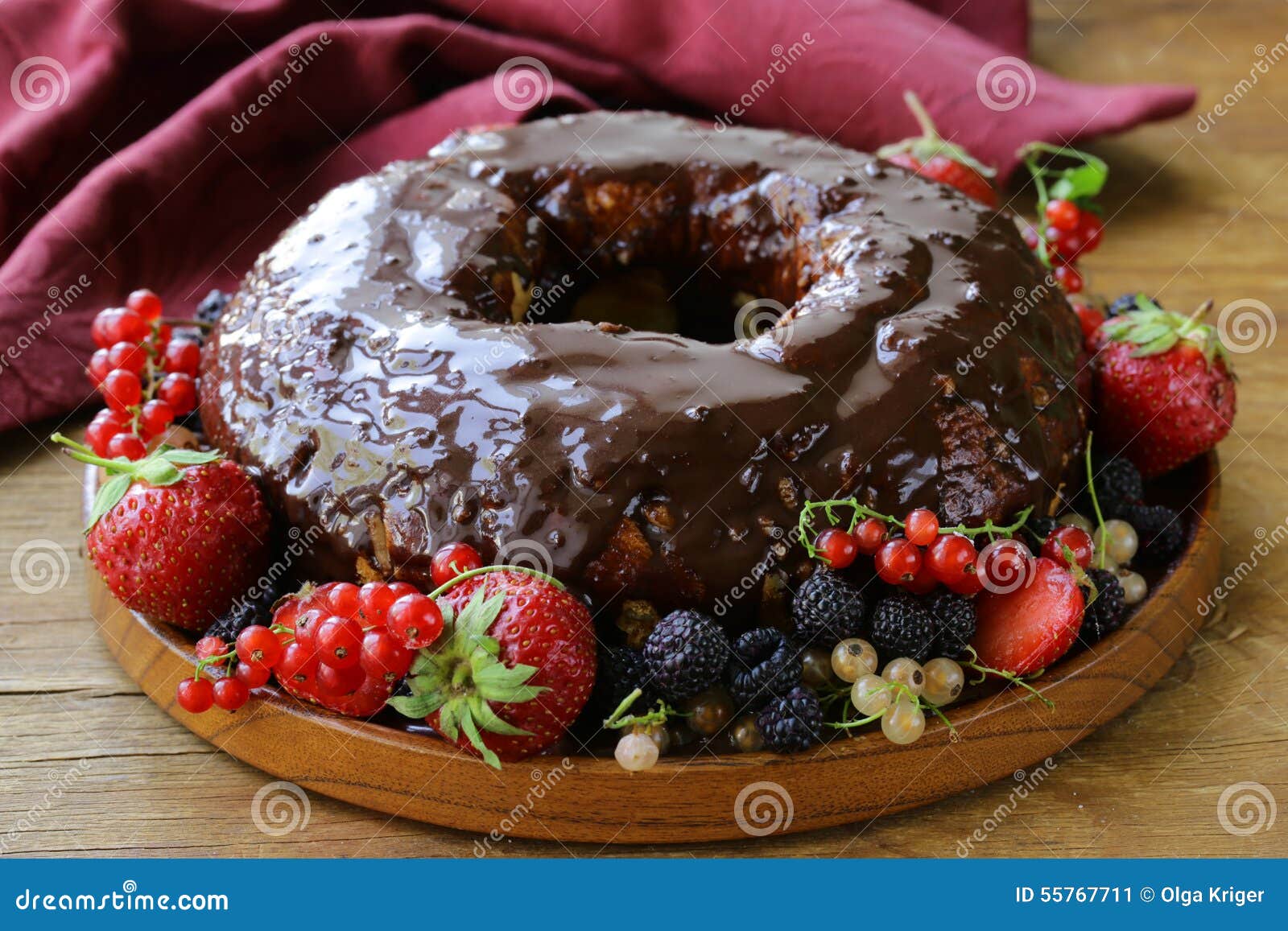 Sponge Cake with Chocolate Ganache Stock Image Image of brown, baked