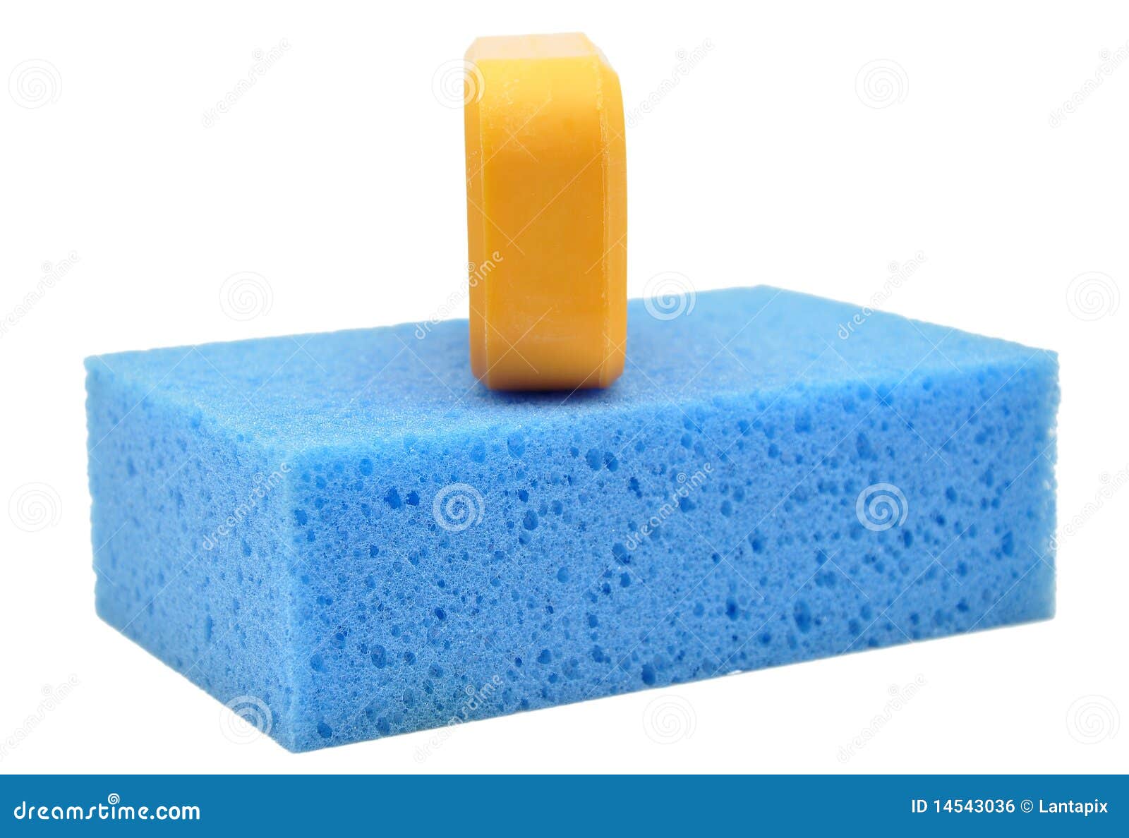 Sponge and soap stock photo. Image of background, color 14543036