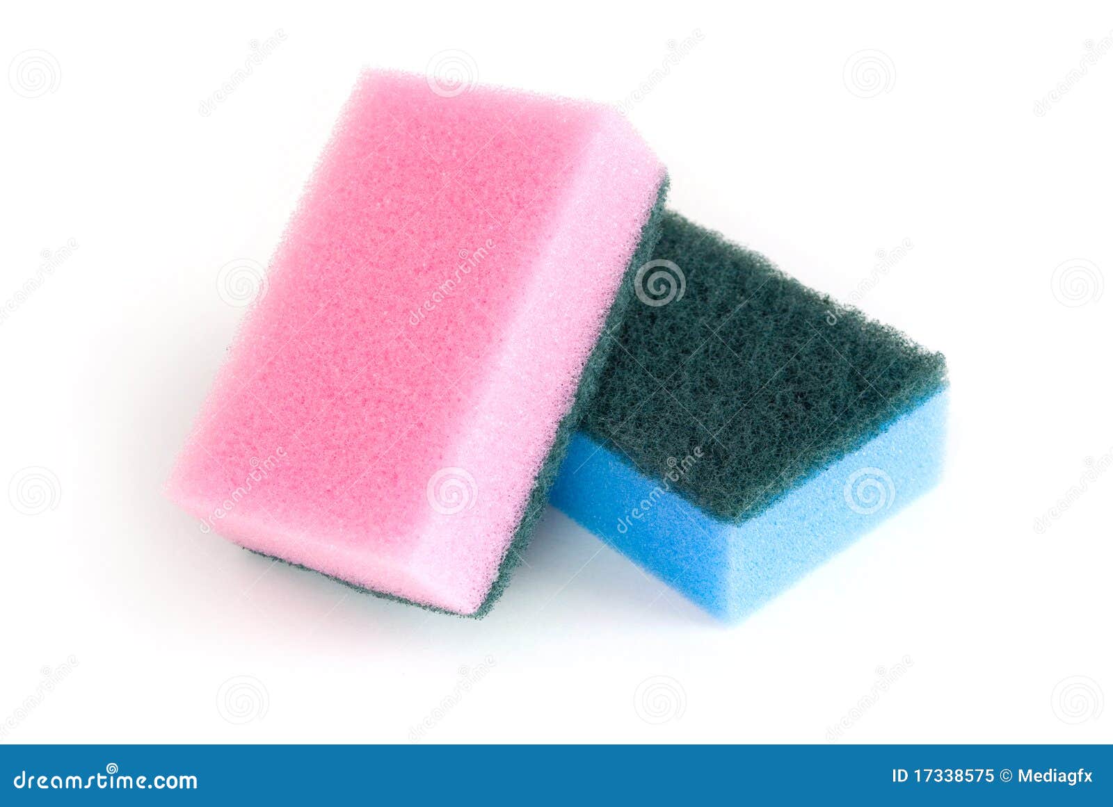 Sponges For Utensil Cleaning Stock Image Image of background, white