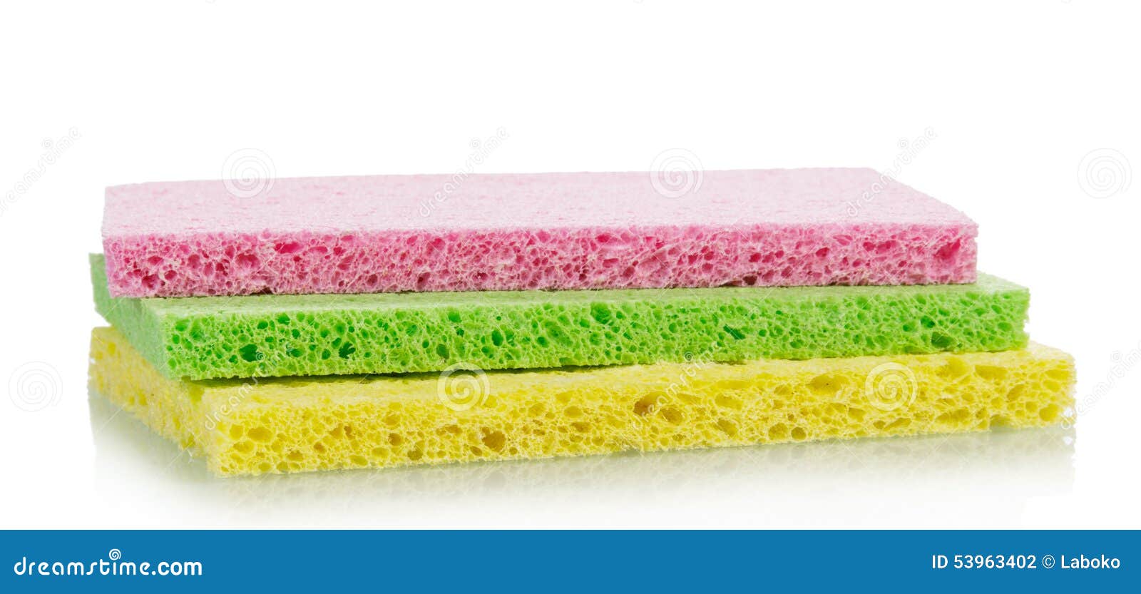 Sponges for washing dishes stock photo. Image of closeup 53963402