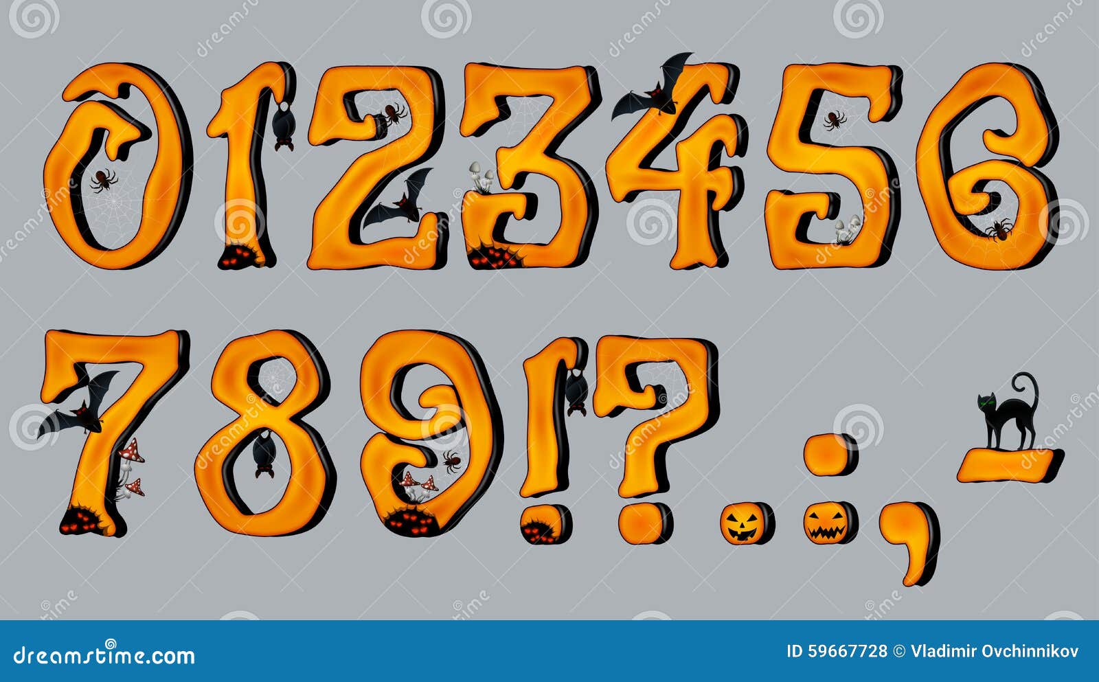 Spooky Halloween Numbers