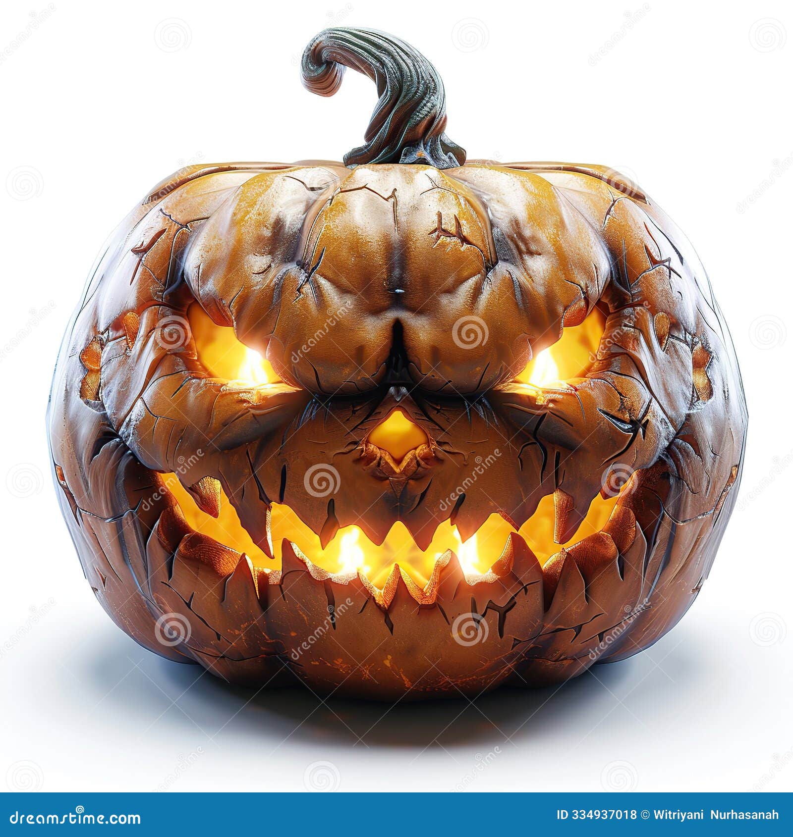 spooky halloween pumpkin