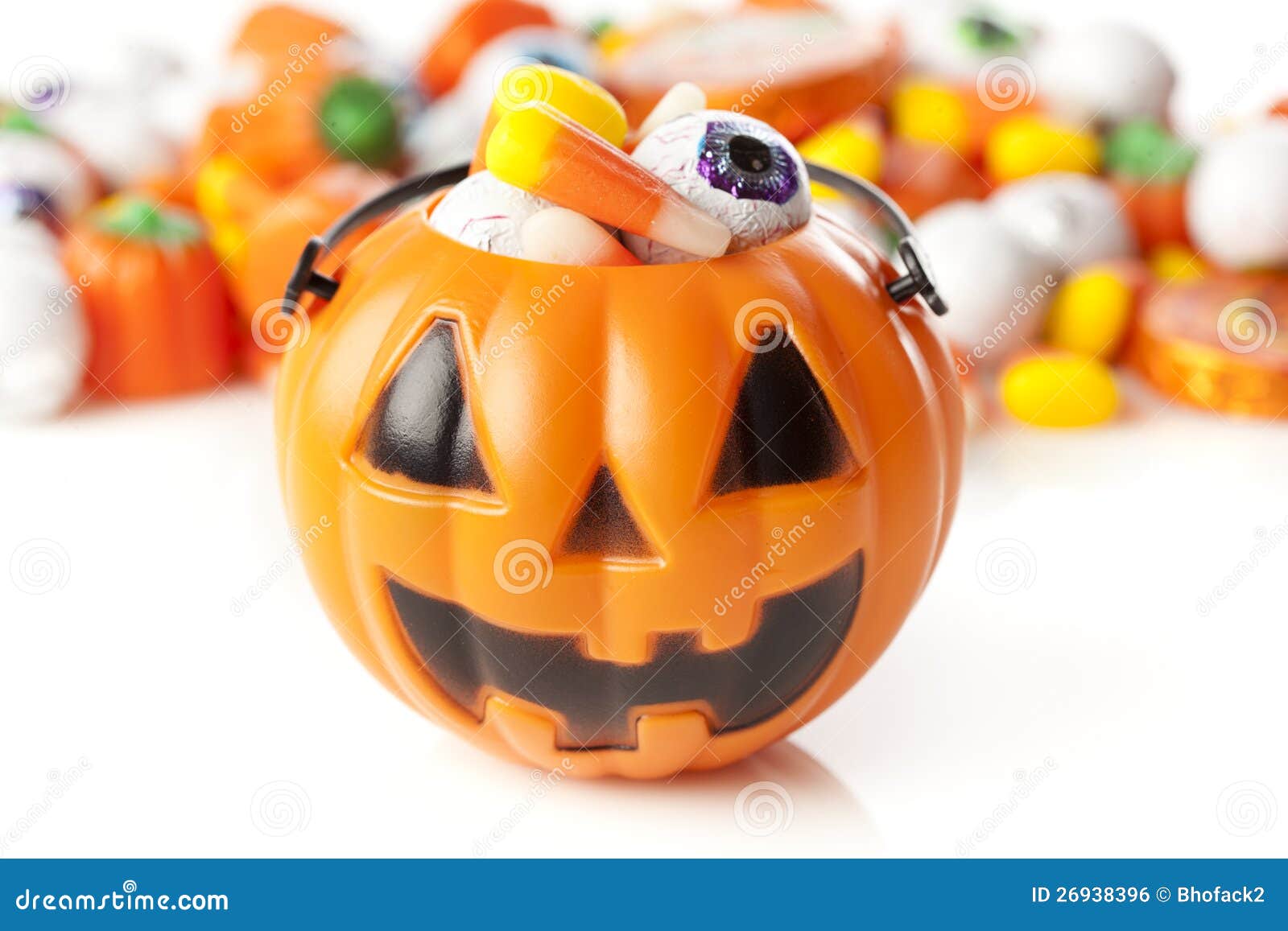 Spooky Orange Halloween Candy Stock Photo - Image of spooky, orange ...