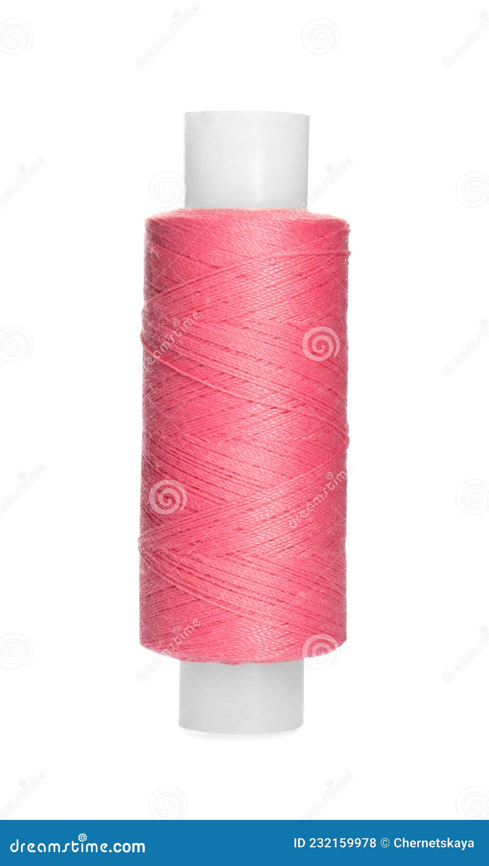 Spool of Bright Pink Sewing Thread Isolated on White Stock Photo Image of isolated, pink
