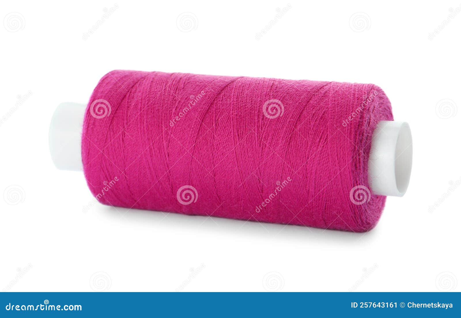 Spool of Pink Sewing Thread Isolated on White Stock Image Image of apparel, fashion 257643161