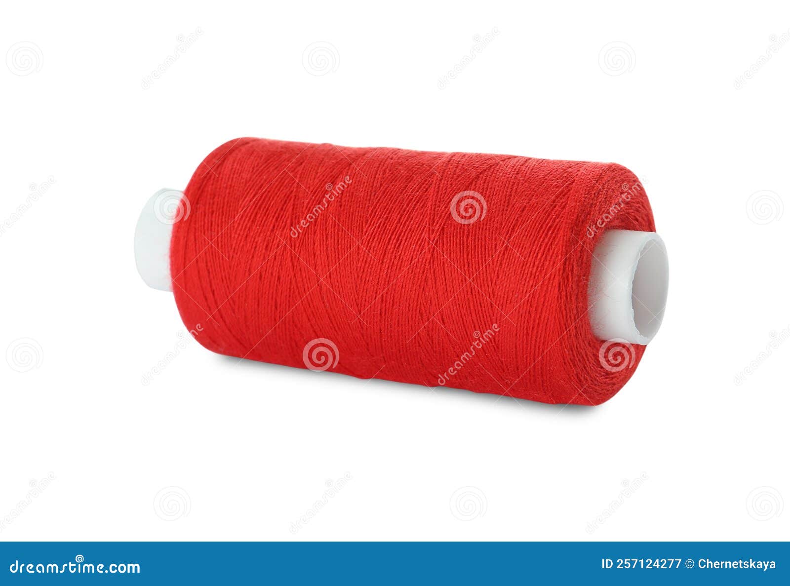 Spool of Red Sewing Thread Isolated on White Stock Image Image of craft, reel 257124277