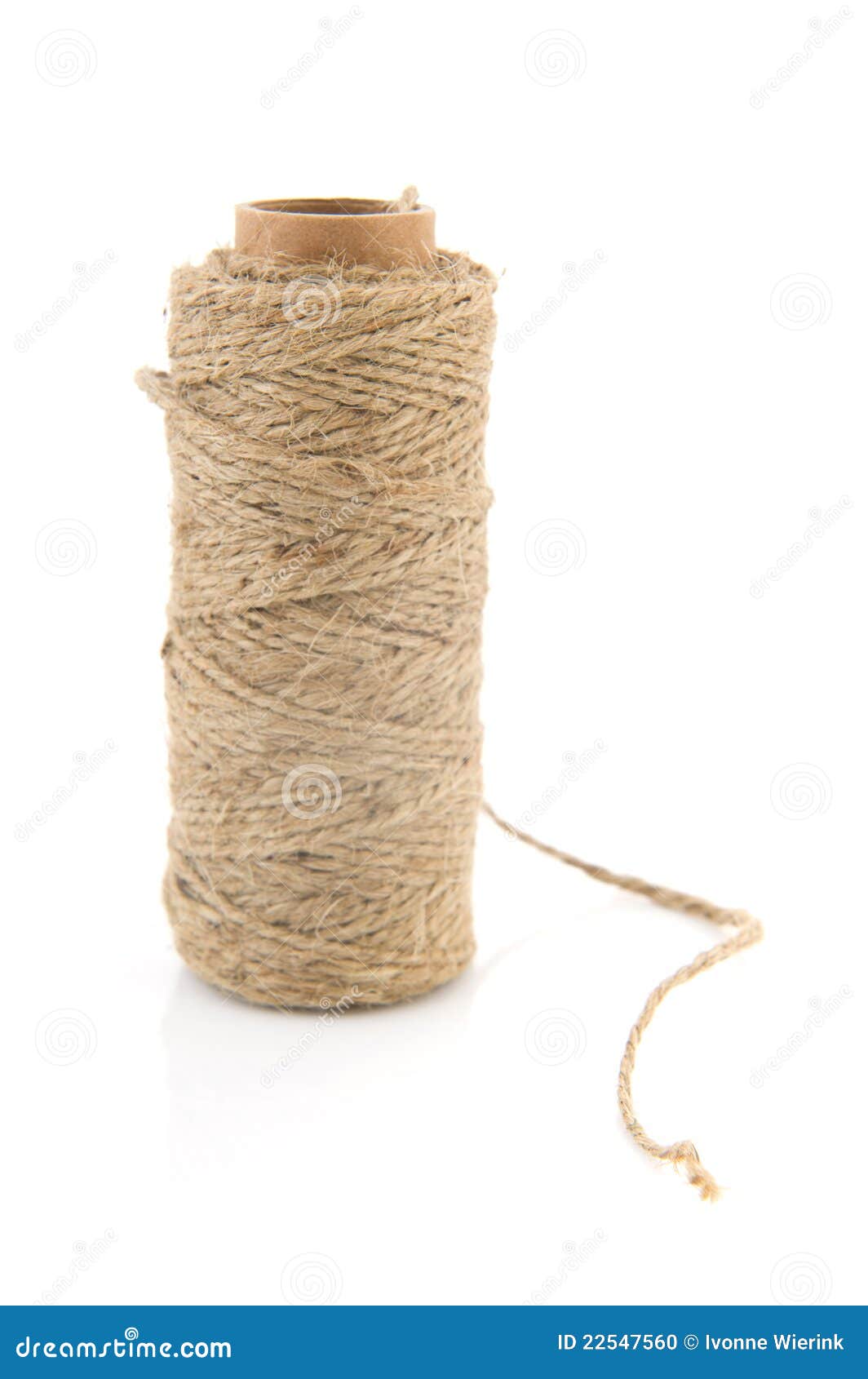 Sisal Rope With Knot RoyaltyFree Stock Photography