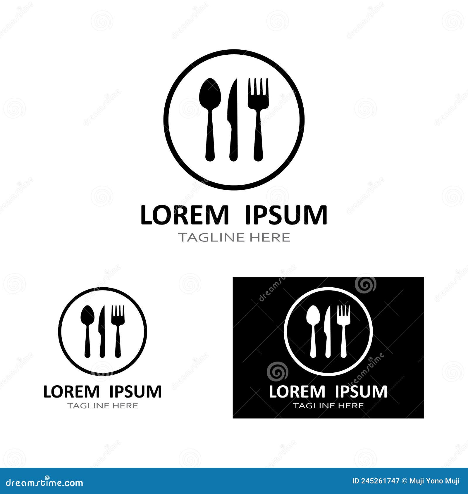 Spoon,fork,and Knife Icon Logo Vector Design Template Stock Vector Illustration of isolated