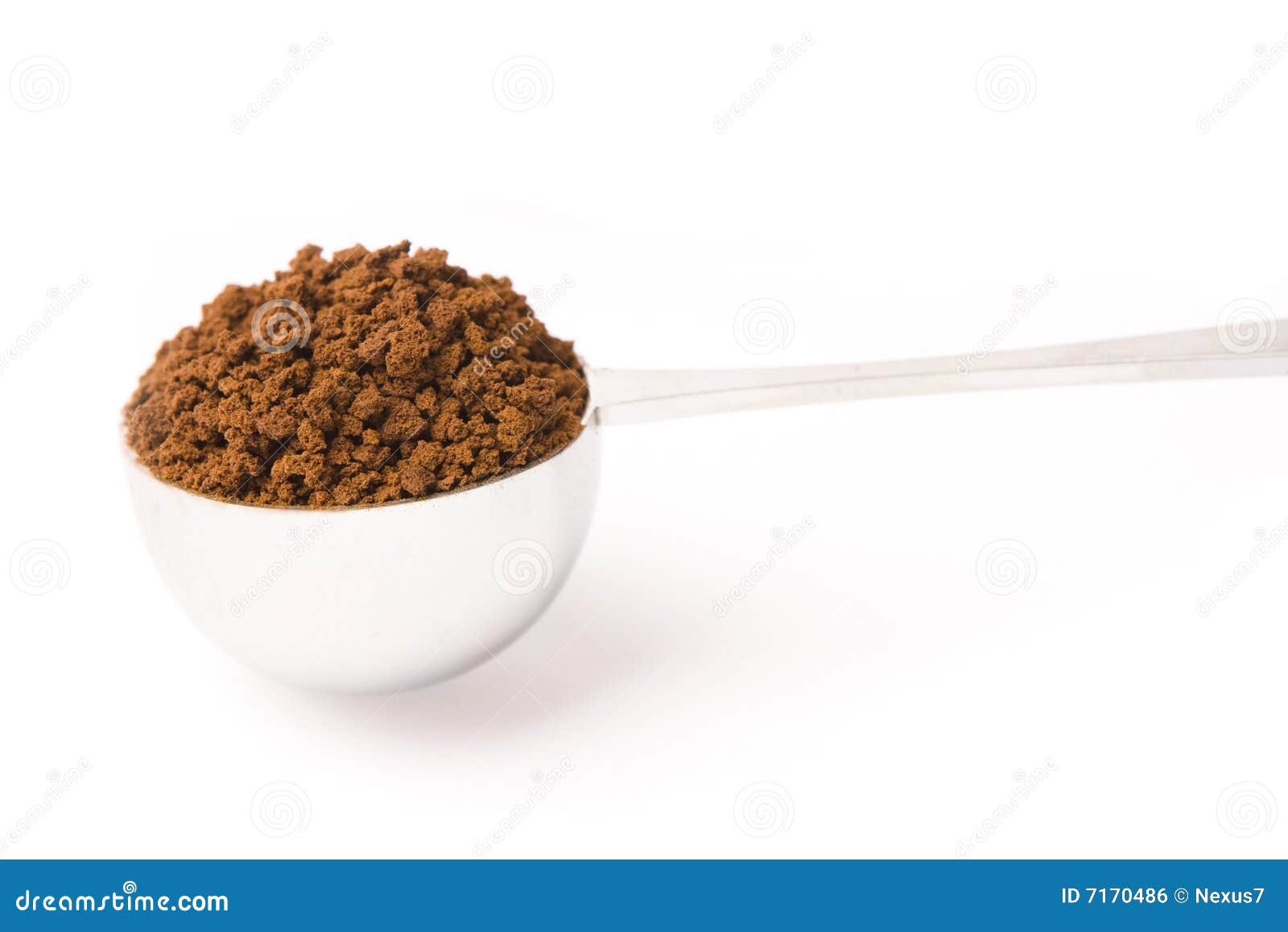 Spoon Full of Coffee stock photo. Image of beverage, shine 7170486