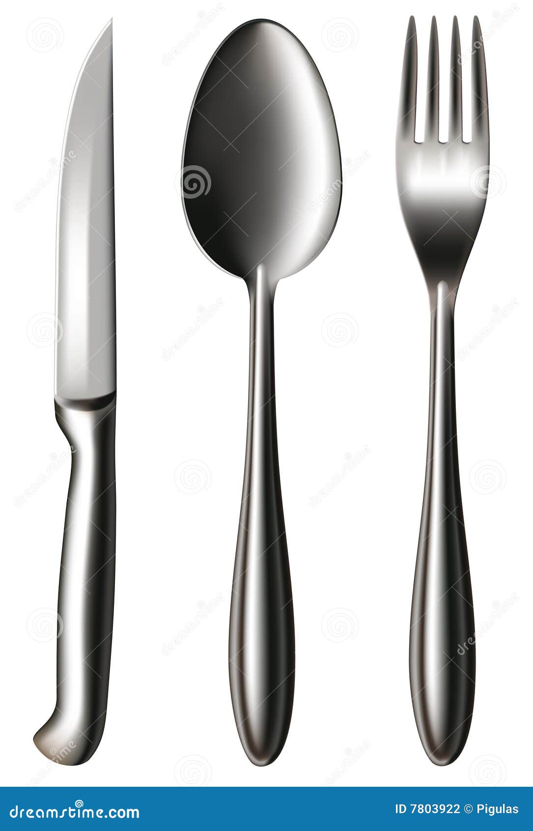 spoon knife fork