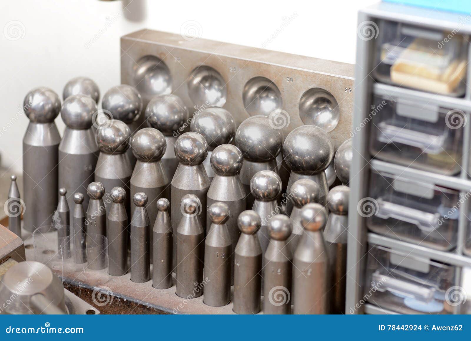 Spoon making tools stock photo. Image of ductility, metallurgy 78442924