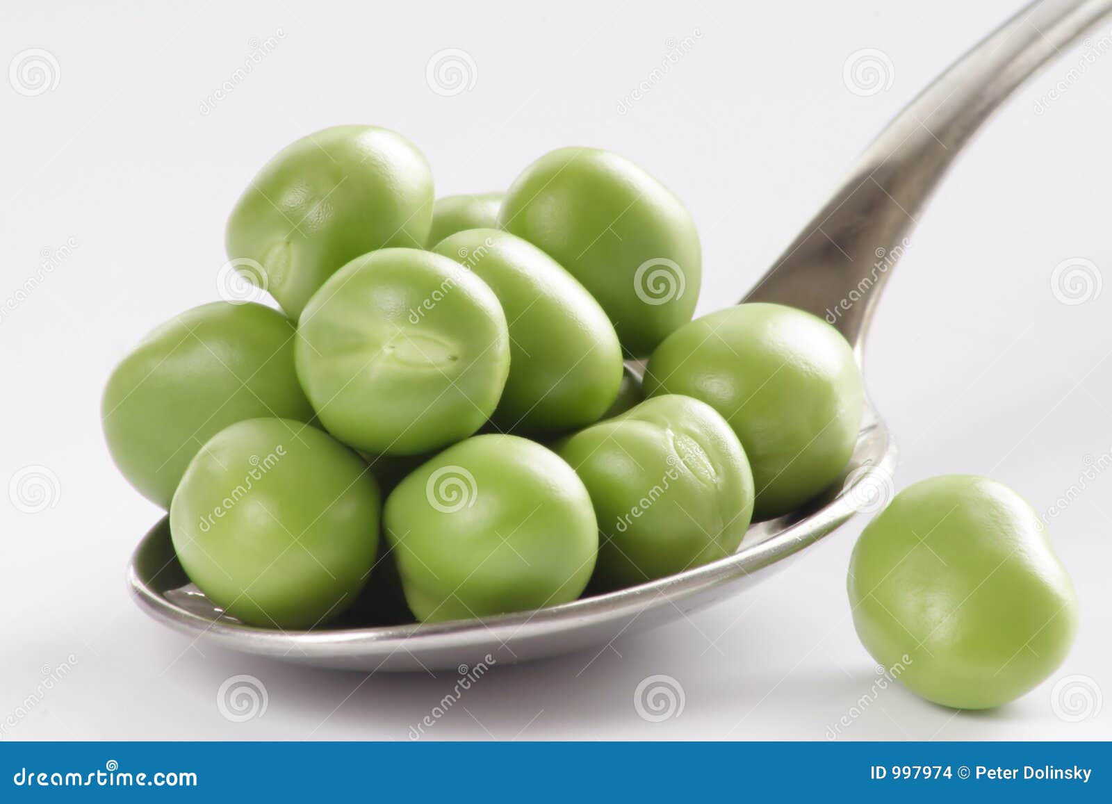 spoon of peas