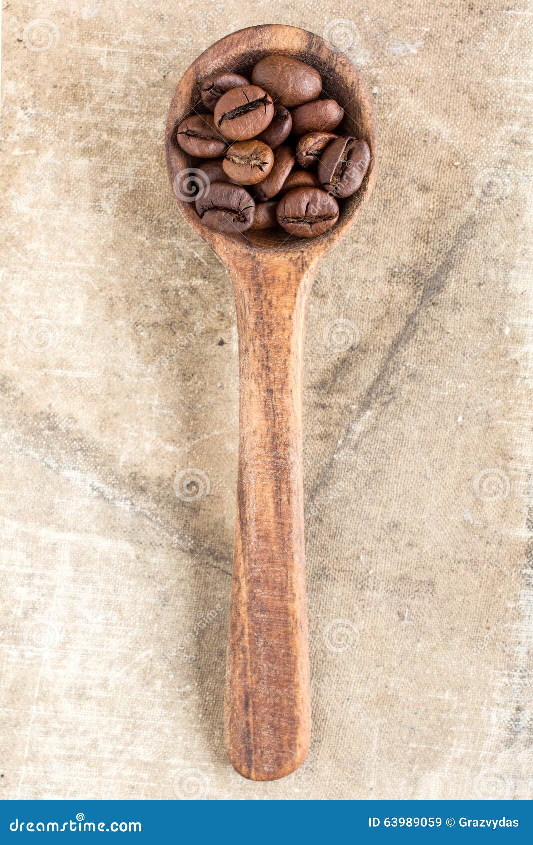 Spoon with Roasted Coffee Beans. Stock Image Image of gourmet, ingredient 63989059