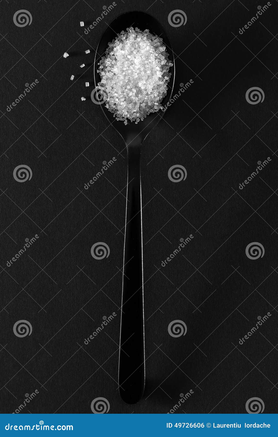 Spoon of sugar stock photo. Image of crystals, cooking 49726606