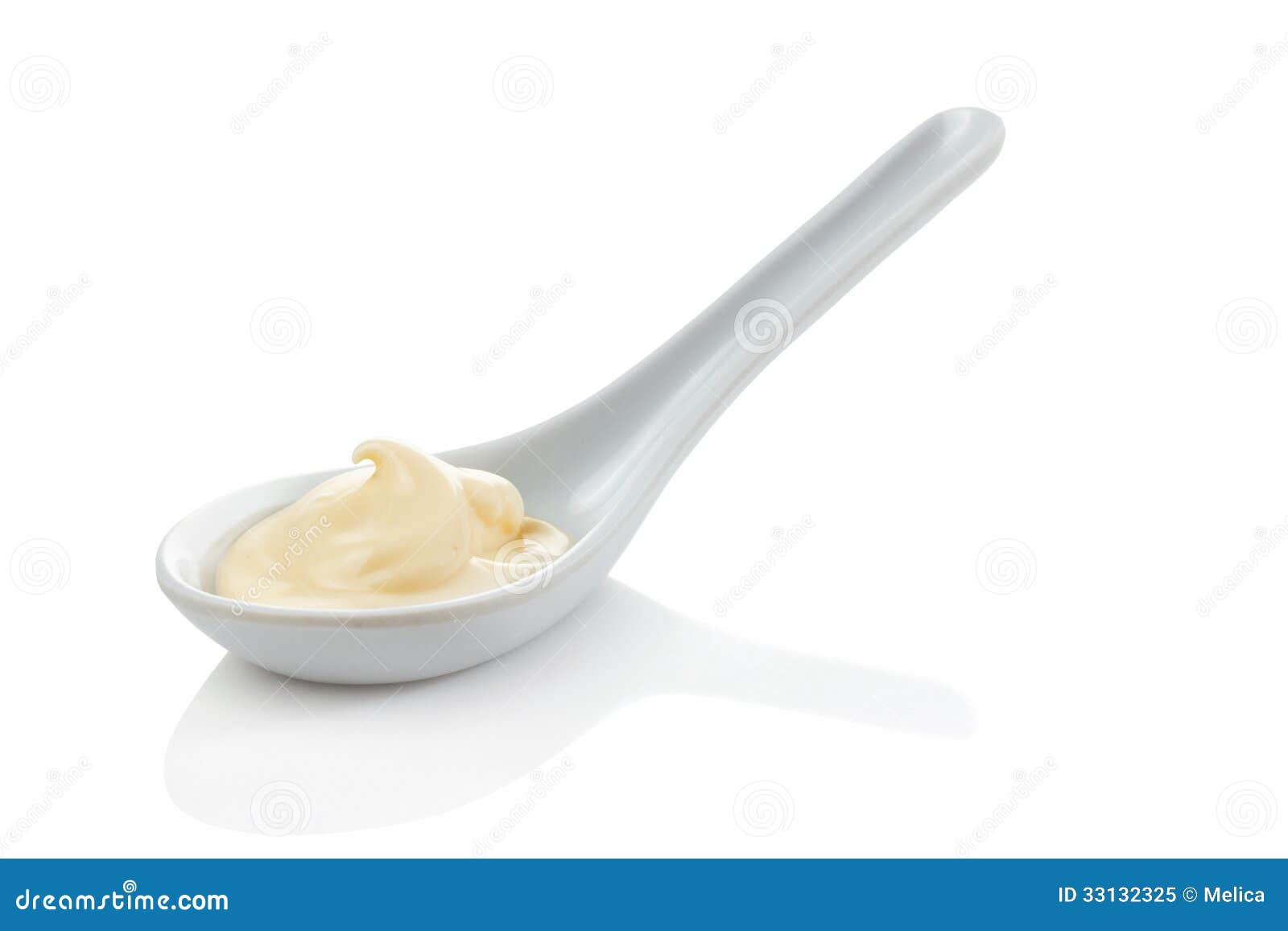 Spoonful Of Mayonnaise Royalty Free Stock Photo Image 33132325