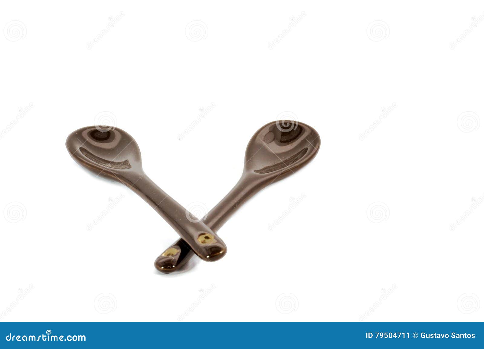 Spoons crossed isolated stock image. Image of flat, lunch 79504711