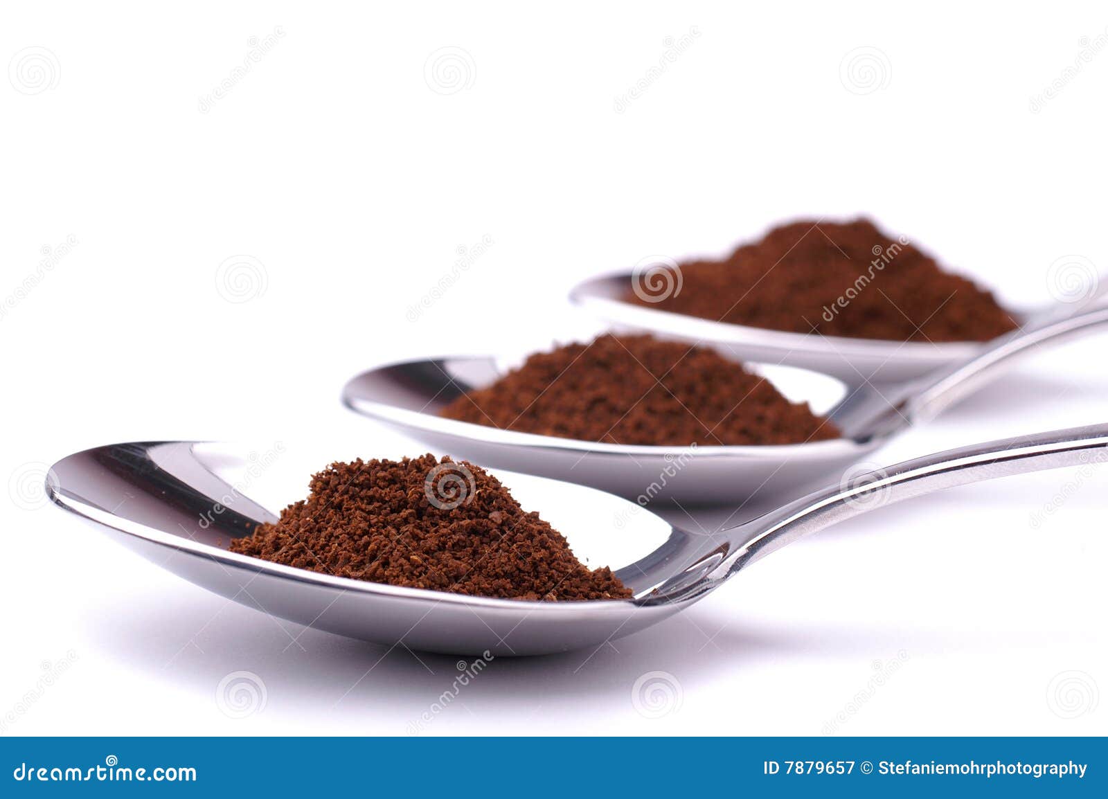 Spoons with Powdered Coffee Stock Image Image of coffee, powder 7879657