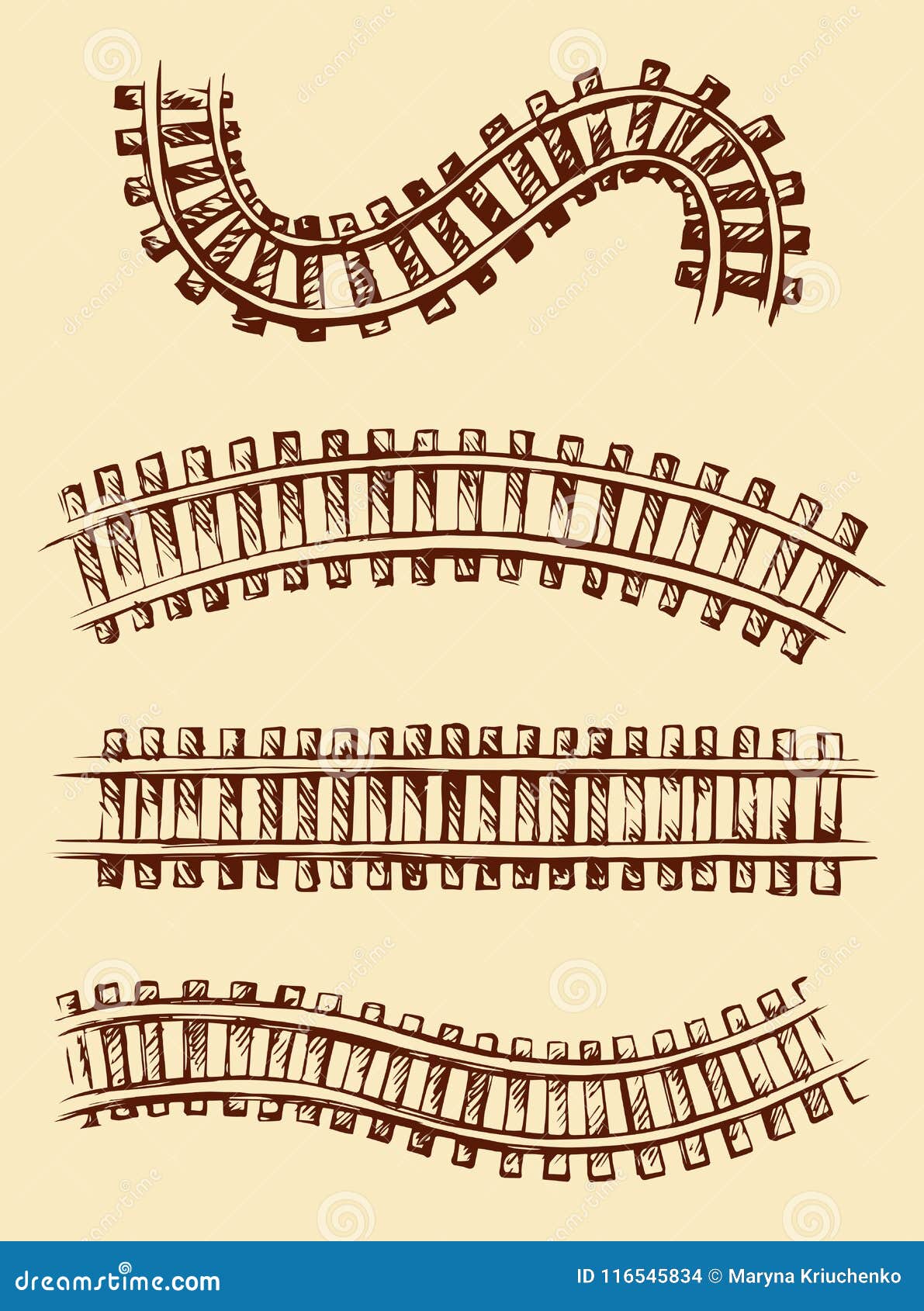 91 track com. Railway track vector.