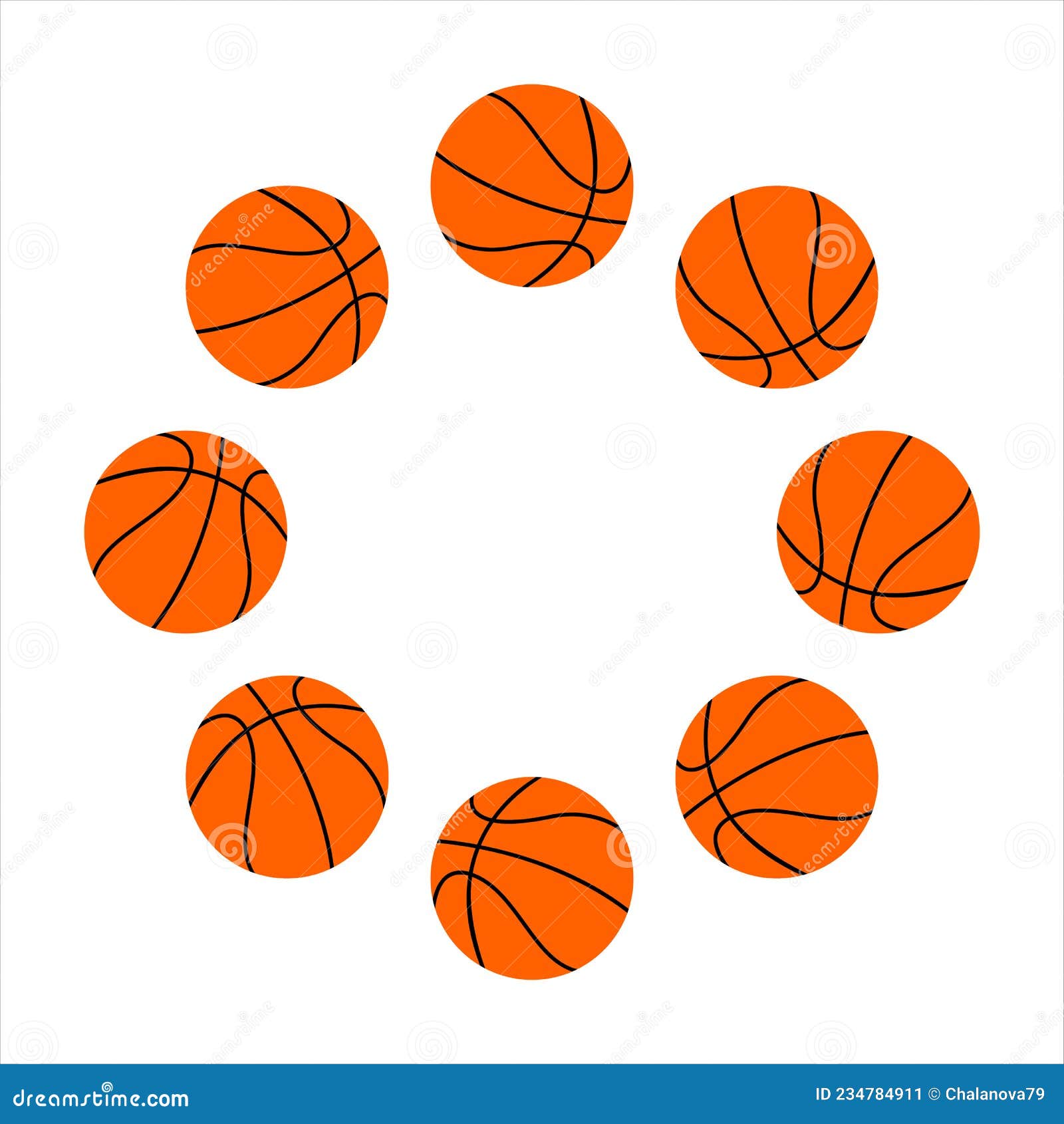 Basketball Border Paper