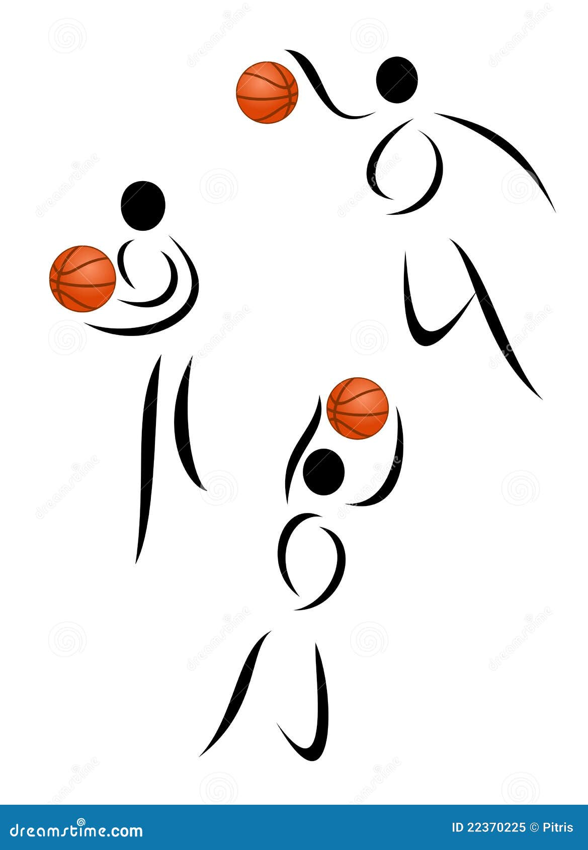 Sport basketball symbol stock vector. Illustration of single - 22370225