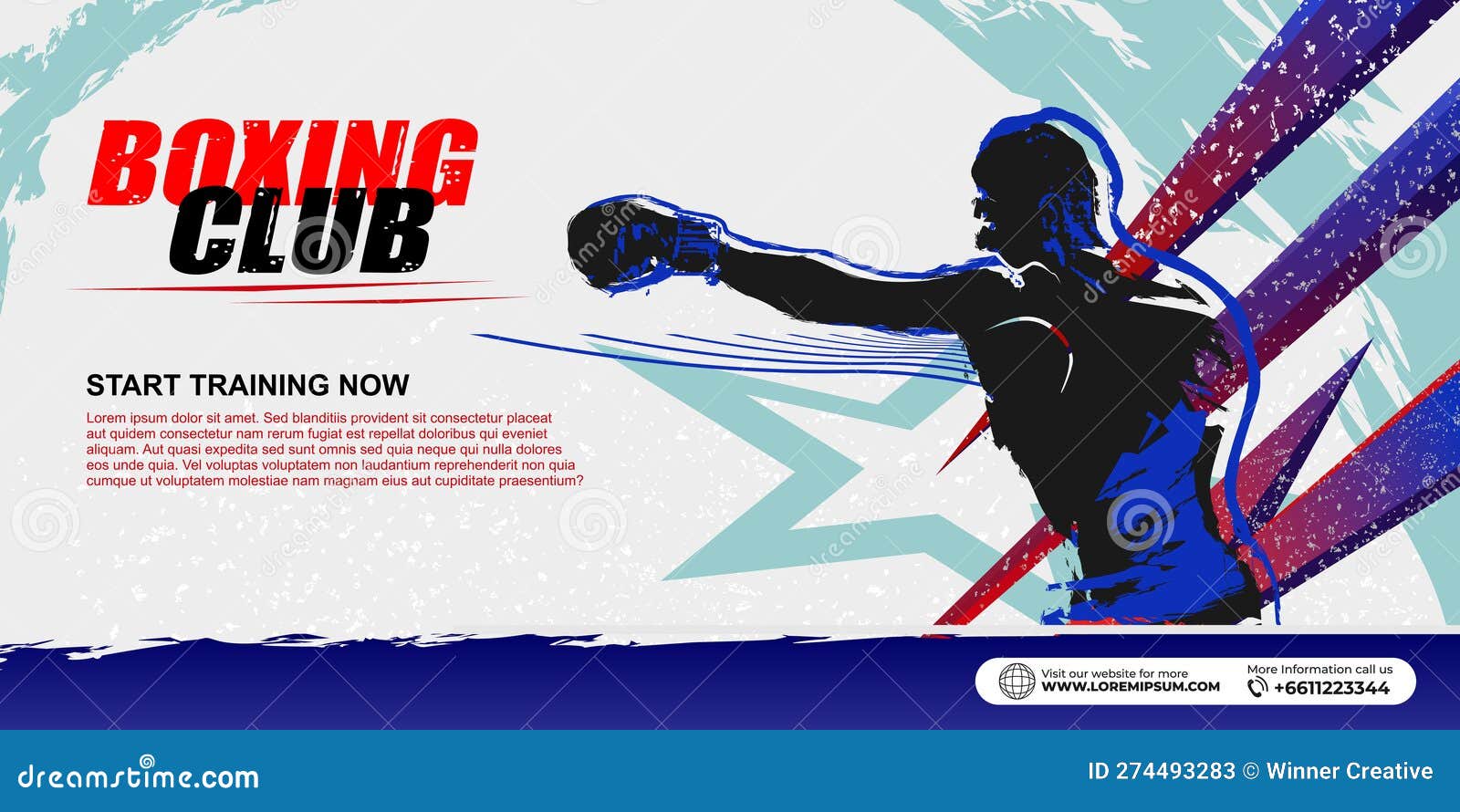 Sport Boxing Background Vector Illustration Stock Vector - Illustration