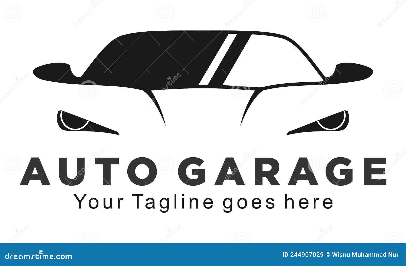 Sport Car Auto Garage Logo Design Stock Vector - Illustration of sign,  paint: 244907029