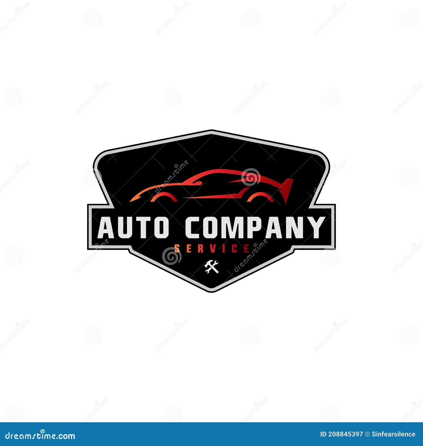 Sport Car Badge - Automobile Logo Design for Dealer Detailing Shop Service  Station Showroom or Corporate Identity Vector Stock Vector - Illustration  of auto, company: 208845397