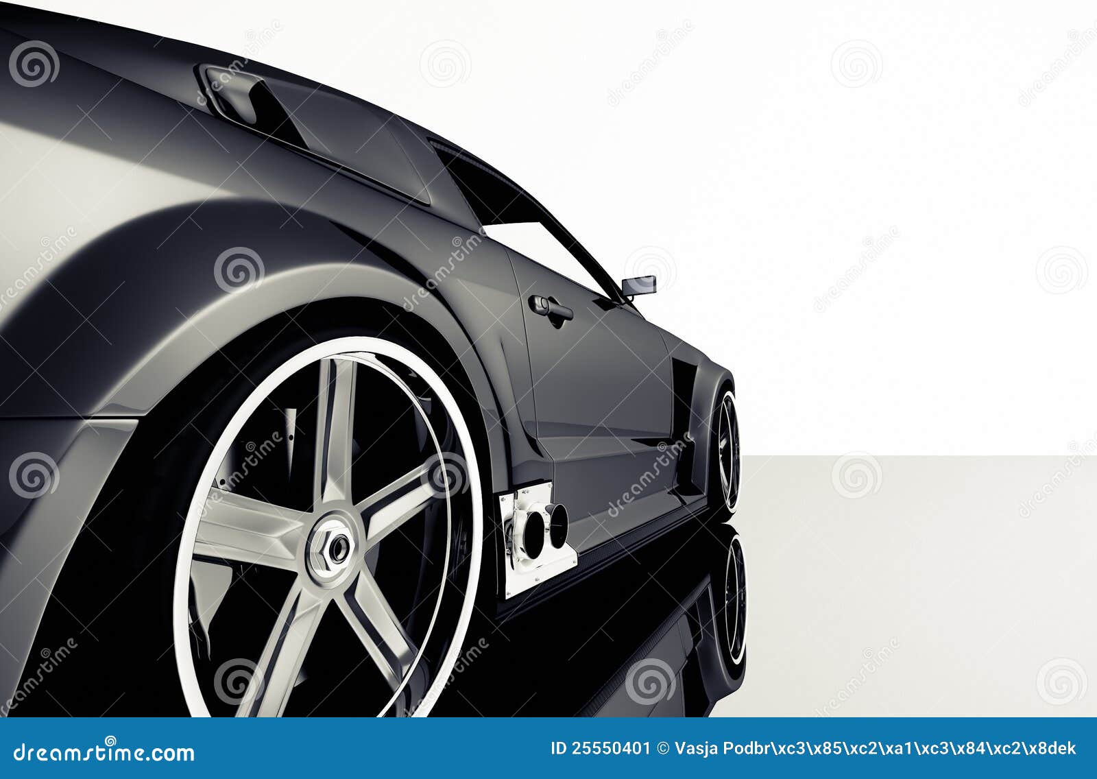Sport car detail stock illustration. Illustration of white 25550401