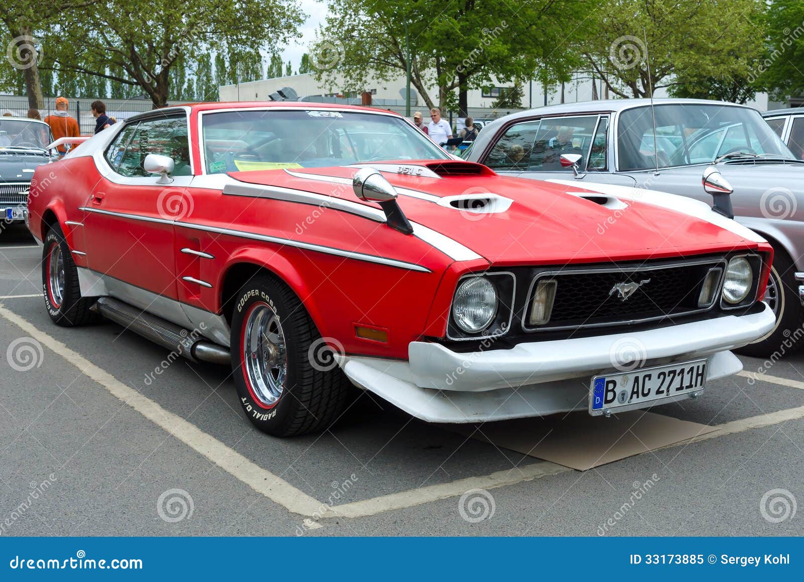 Sport Car Ford Mustang Mach I Editorial Image - Image of spring ...