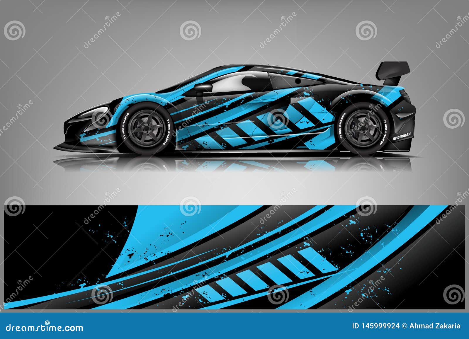 sport car racing wrap .  . - 