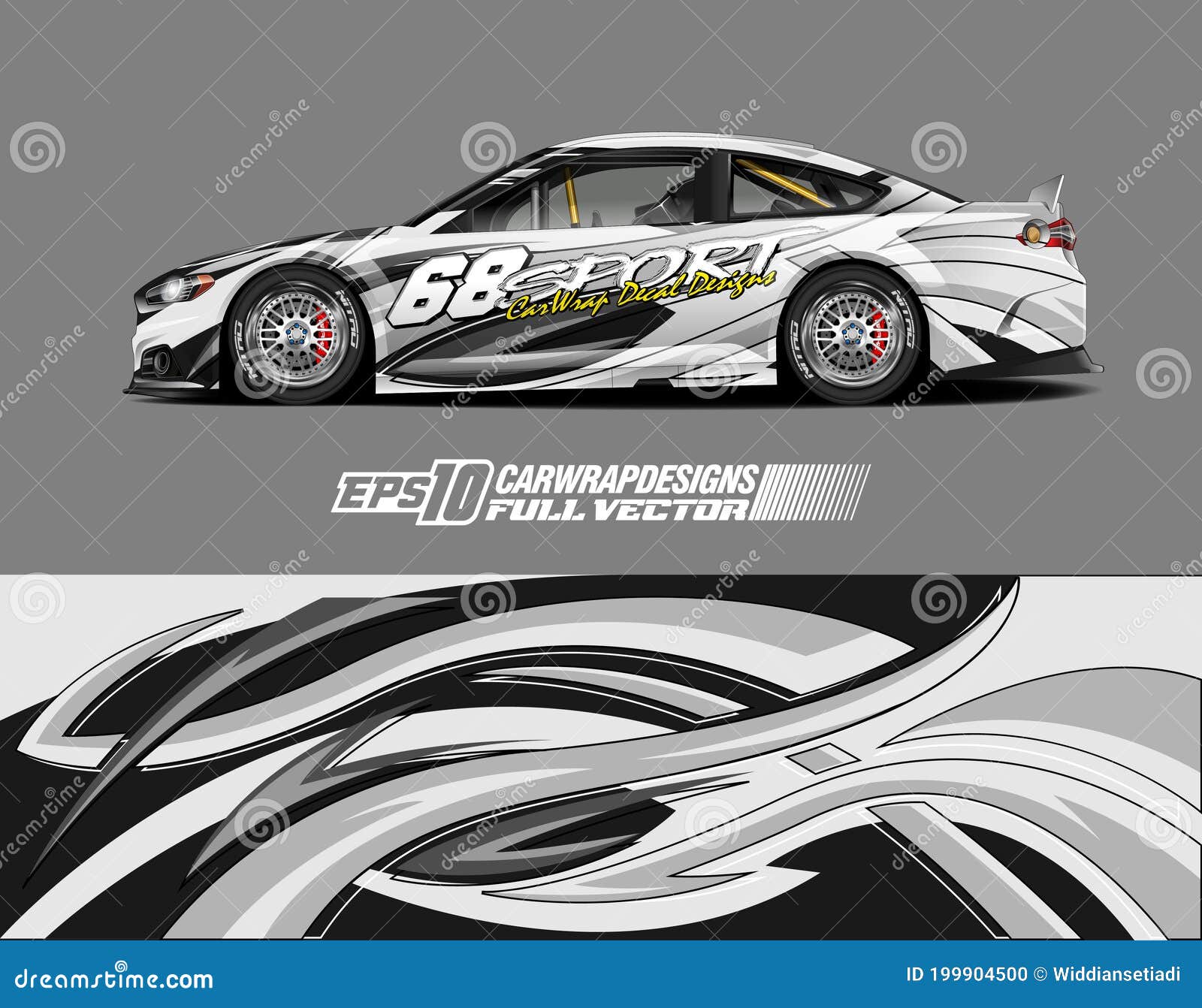 sport car wrap  