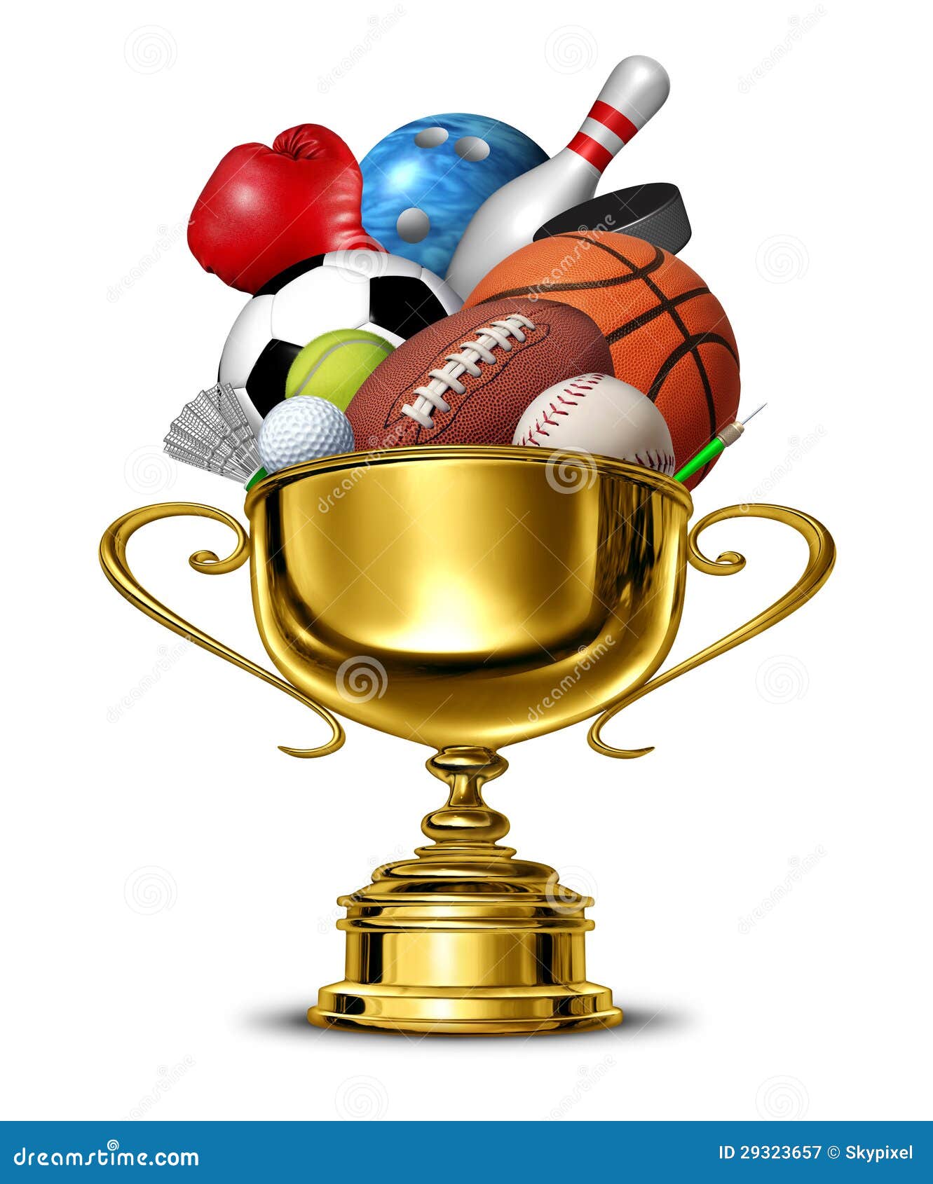 SportCup stock abbildung. Illustration von preis, pfeile 29323657