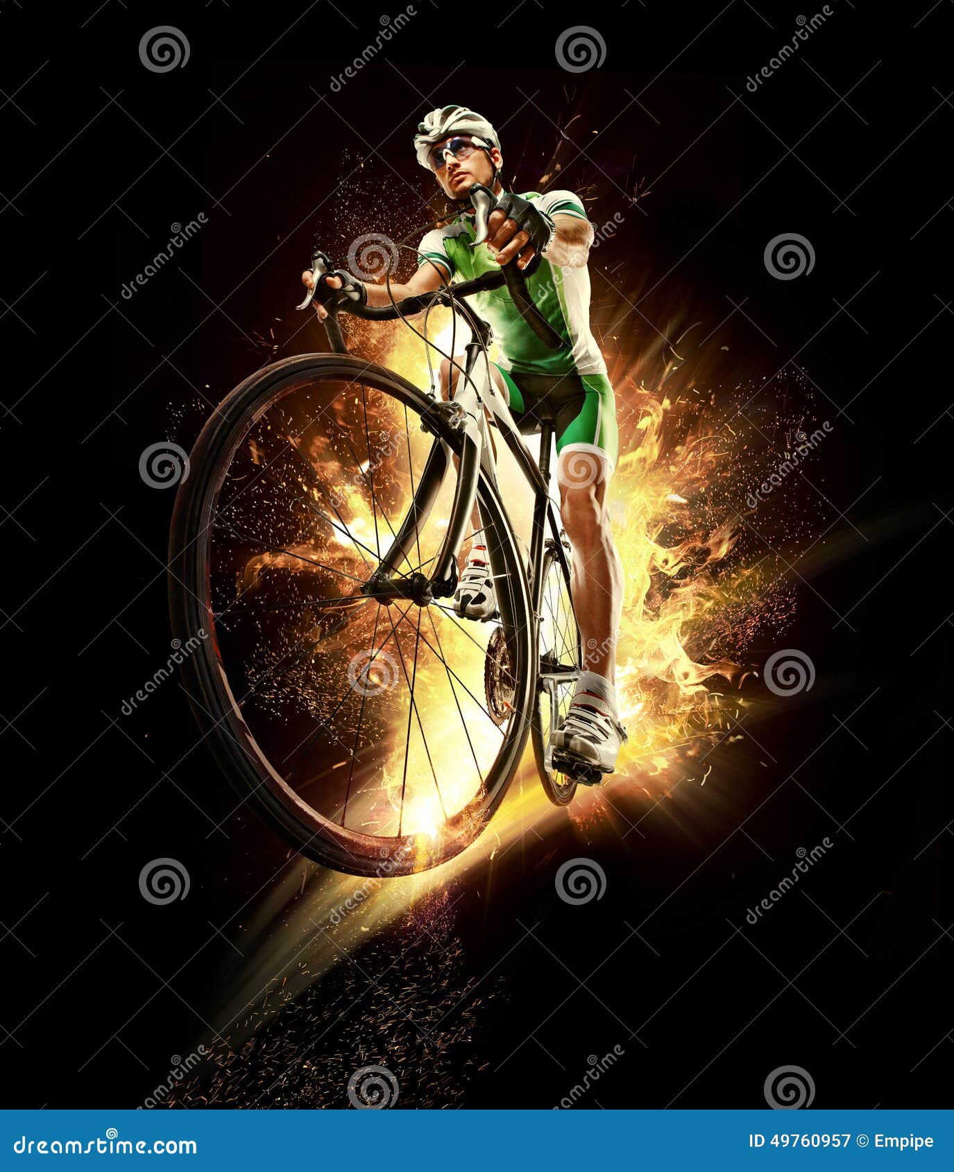 sport. cyclist