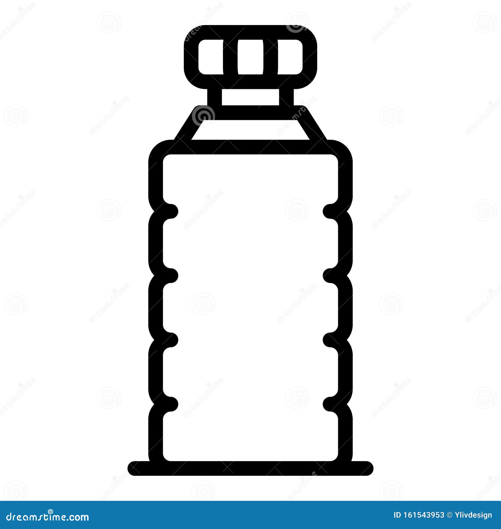 Sport Drink Bottle Icon, Outline Style Stock Vector Illustration of