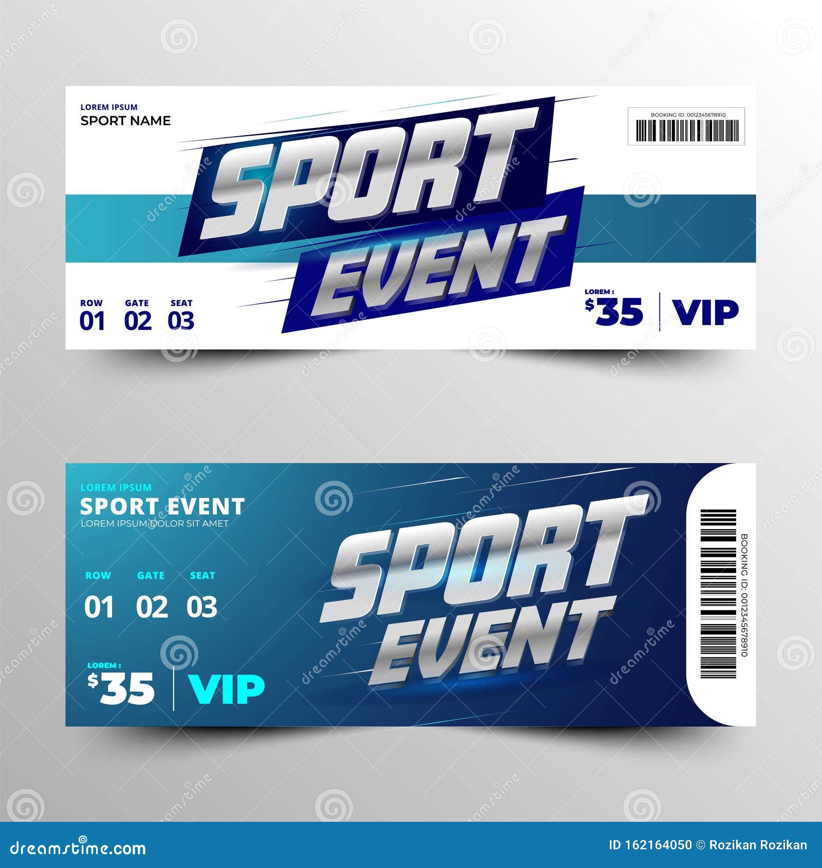 sport-event-ticket-card-with-an-elegant-silver-metallic-silver-stock-illustration-illustration