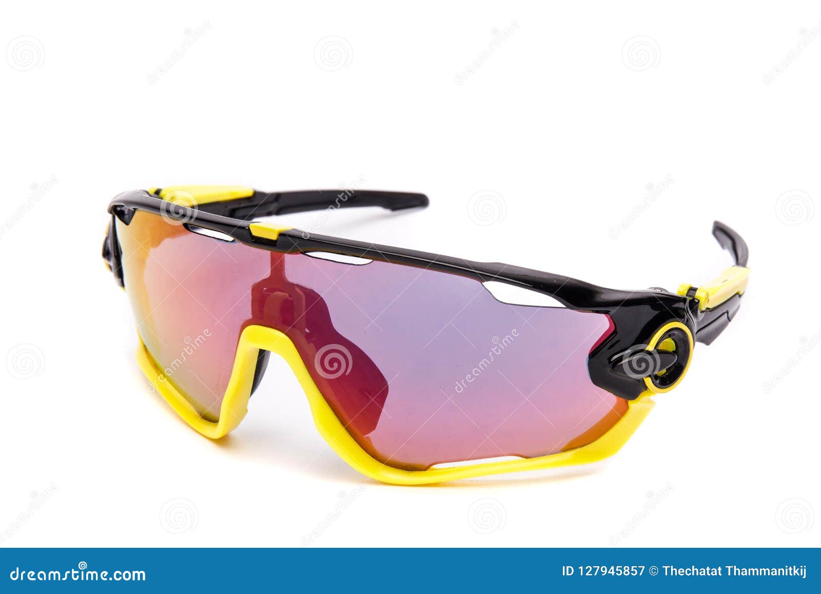 Sport Glasses Isolated on White Stock Image Image of background