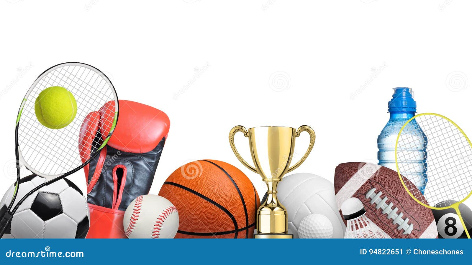 Sport Items Stock Image Image Of Basketball Competitive
