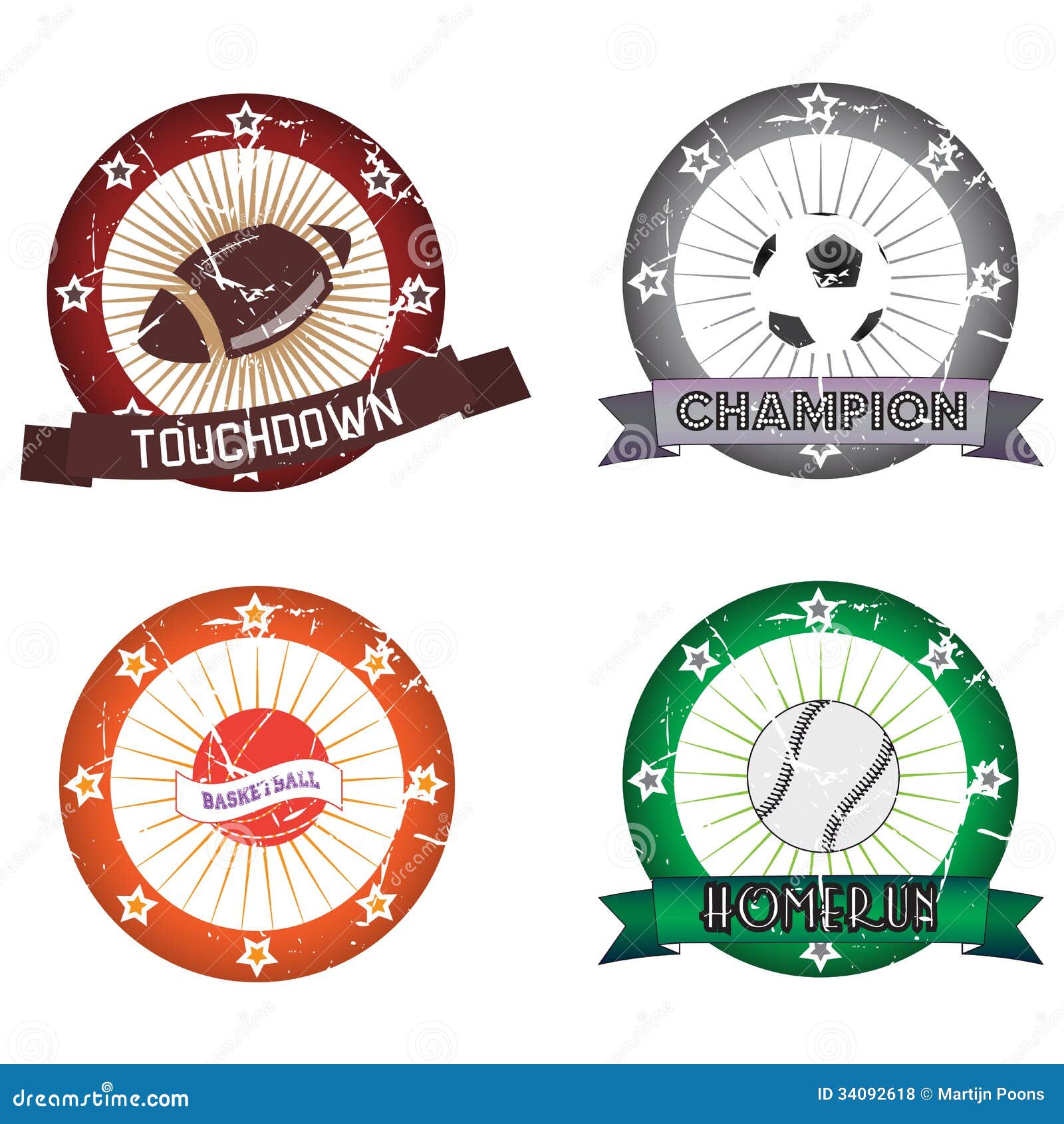 Sport labels stock vector. Illustration of team, college 34092618