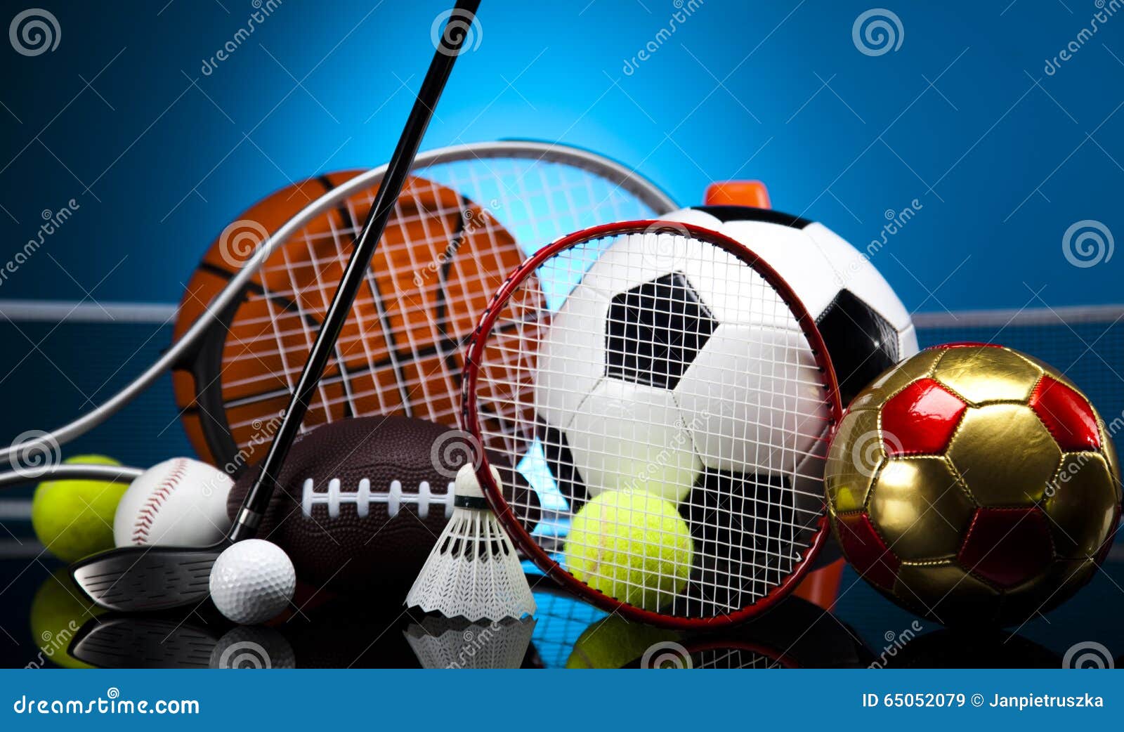 Sport, a Lot of Balls and Stuff Stock Image Image of equipment