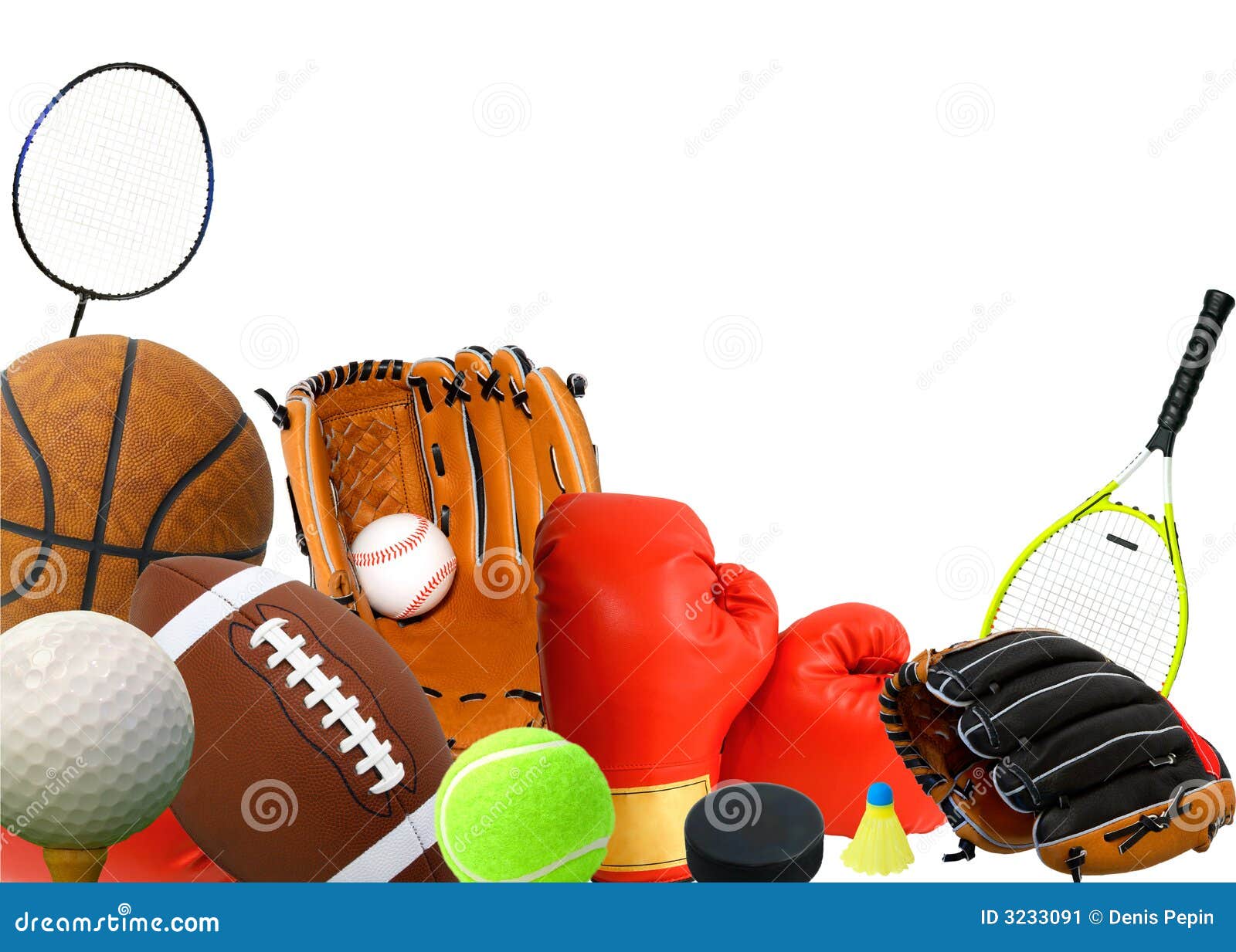 SportMaterial stockbild. Bild von zeitvertreib, kugel 3233091