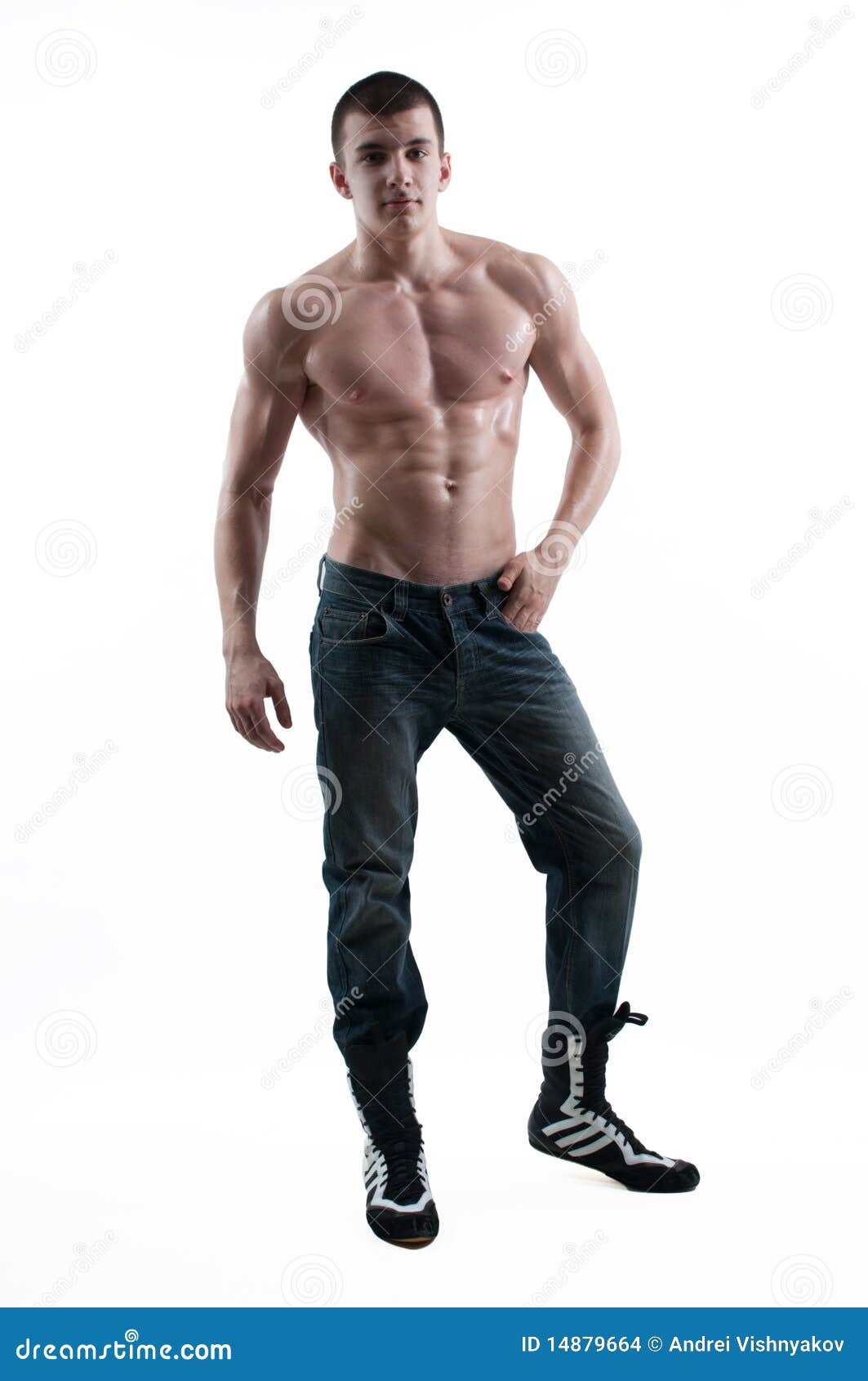 Sport model stock photo. Image of muscle, strong, sportsmen 14879664