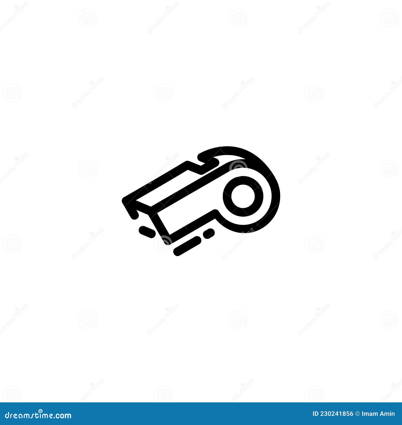 whistle sport monoline  icon logo for graphic , ui ux, game, android software, and website.