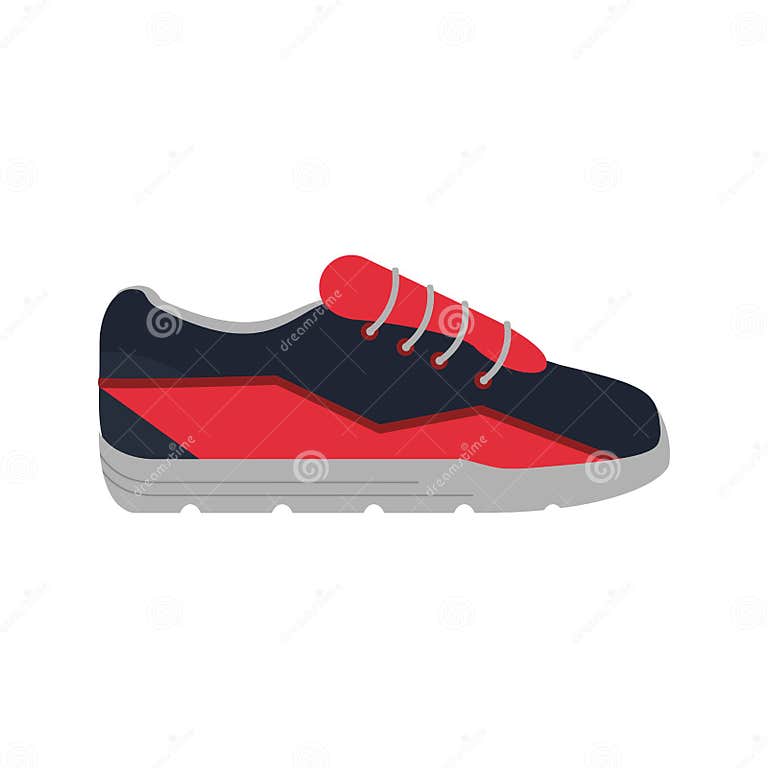 Sport shoe icon stock vector. Illustration of leather - 84919470