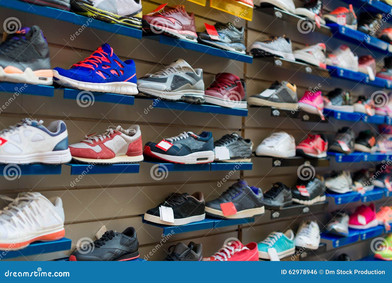 Sport shoes. stock photo. Image of market, accessory - 62978946