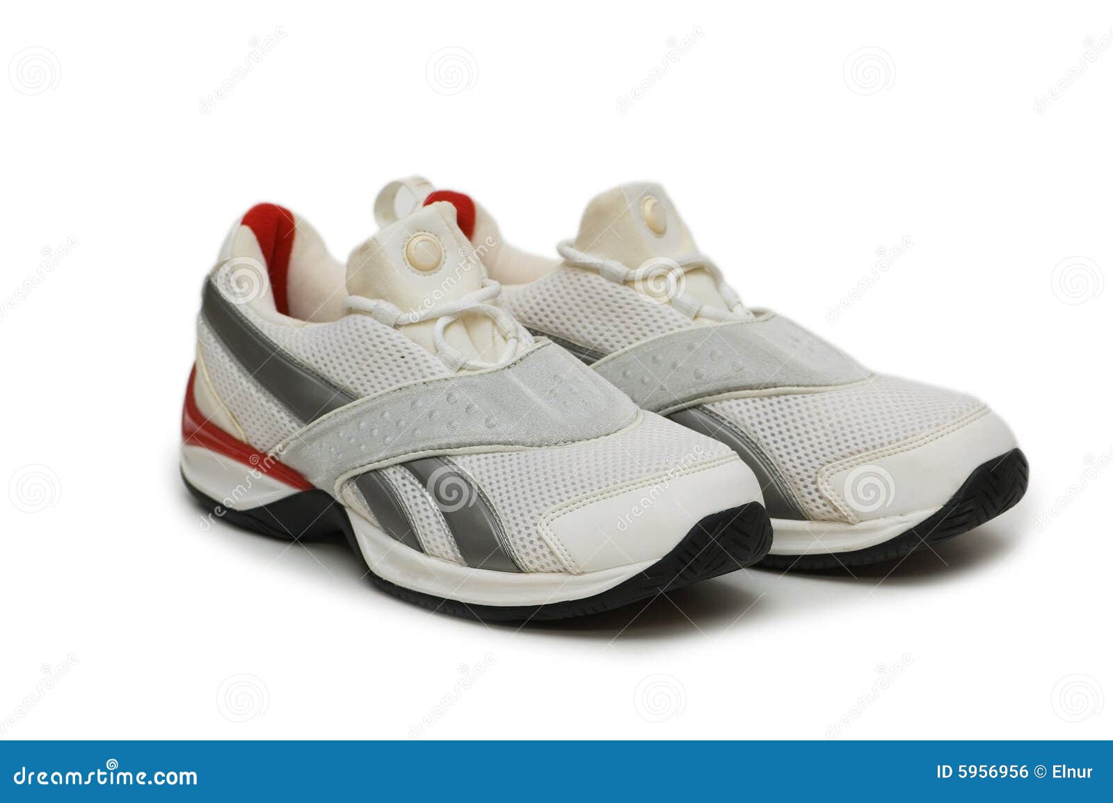 Sport Shoes Isolated on the White Background Stock Photo - Image of ...