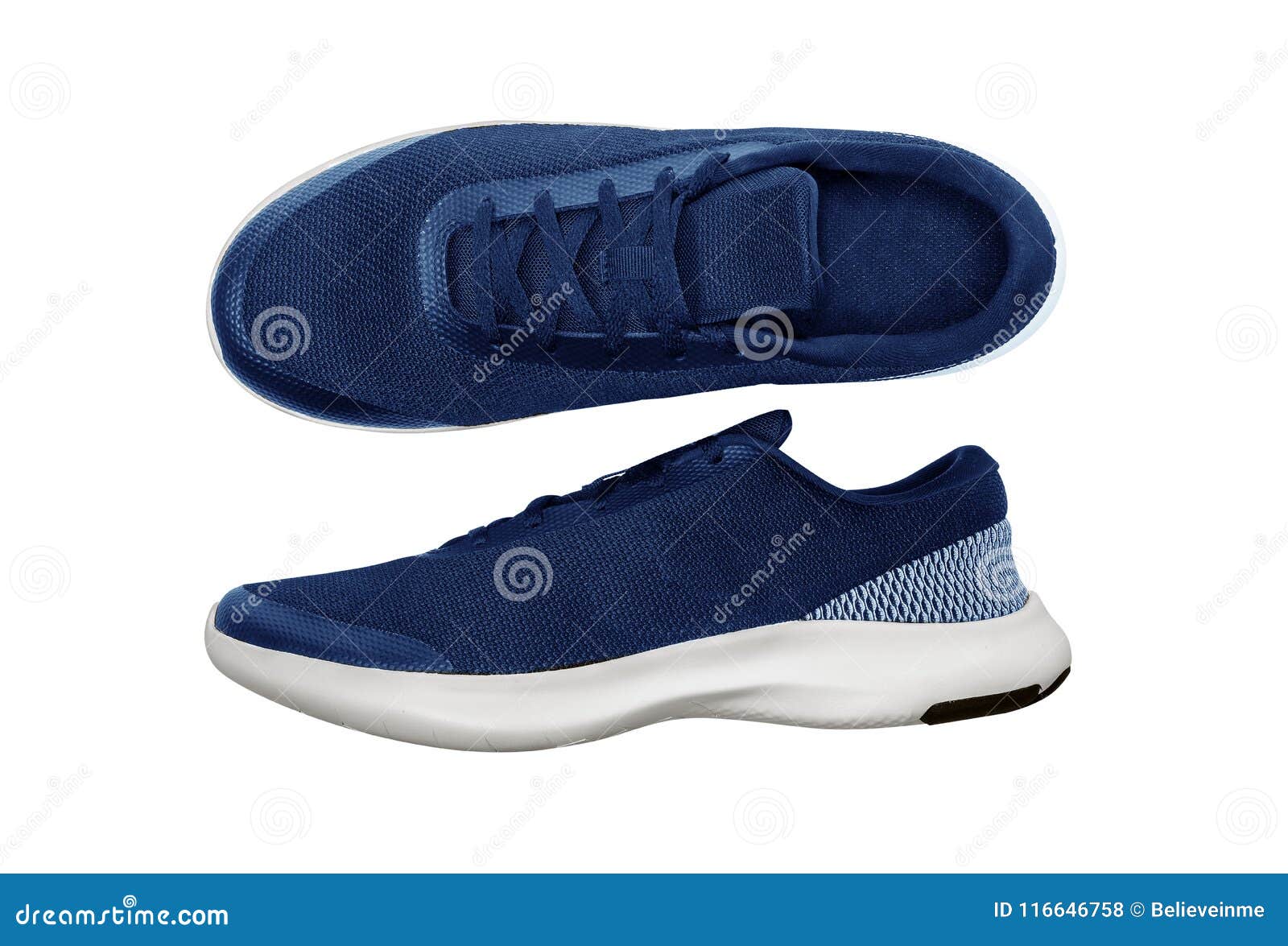 Sport Shoes Isolated On White Background Stock Photo - Image of colour ...