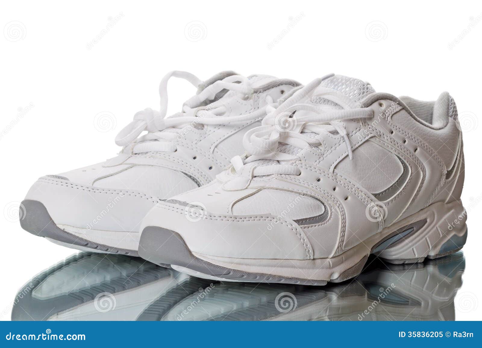 Sport Shoes with Reflection Stock Image Image of sneakers, sport