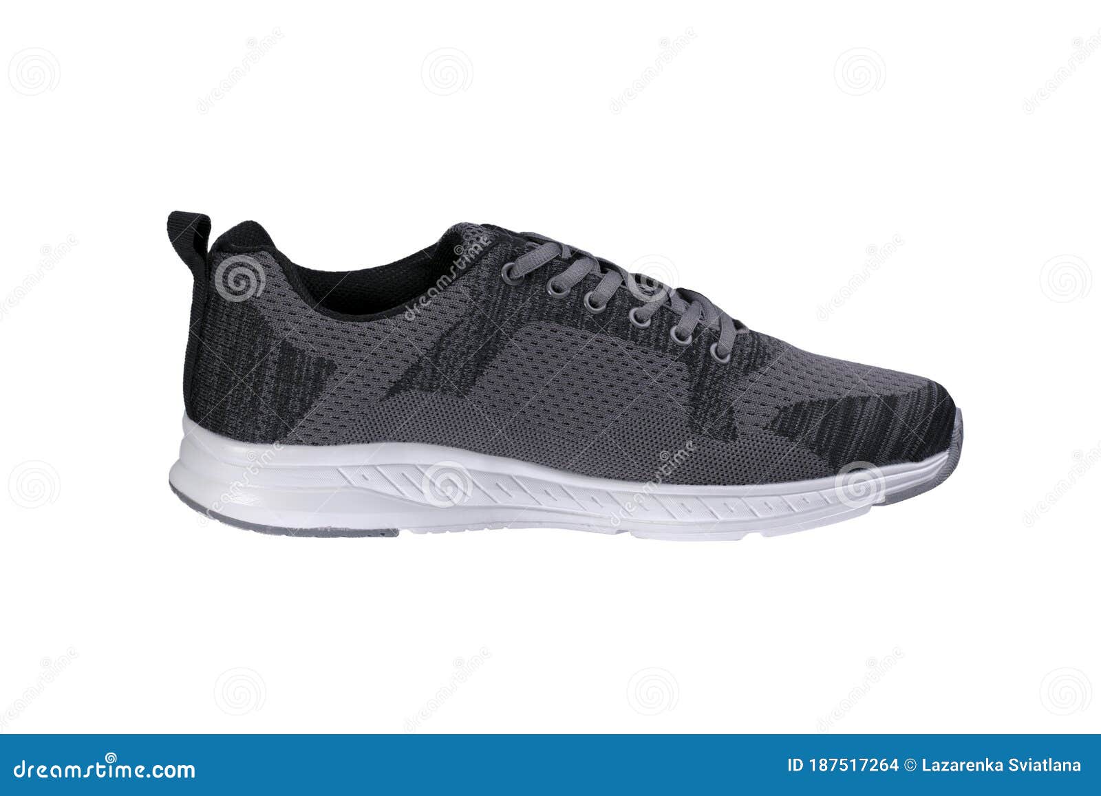 Sport shoes. stock photo. Image of shoe, gray, fabric - 187517264